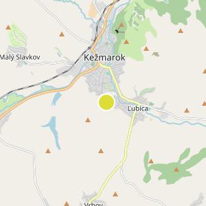 Ľubica Nová Tehelňa - map