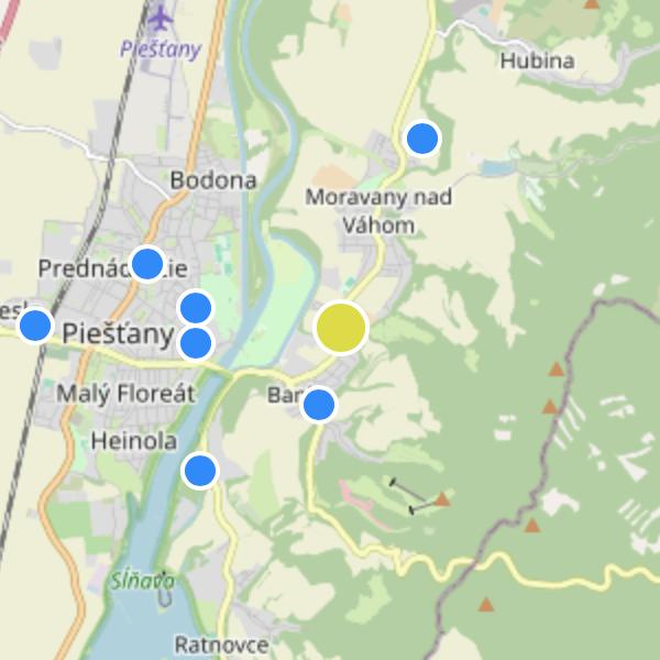 Vila Byty Réva - map