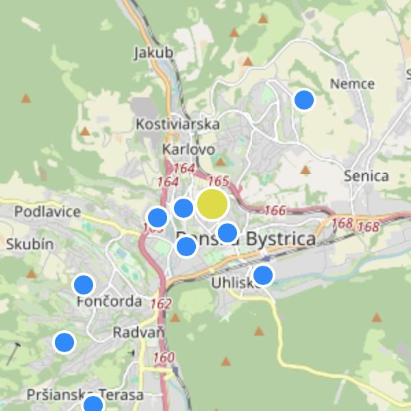 Na Kačici - map