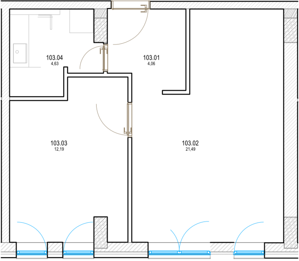 Pri Hrone - 103 - Pôdorys