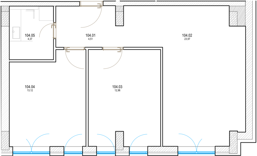 Pri Hrone - 104 - Pôdorys