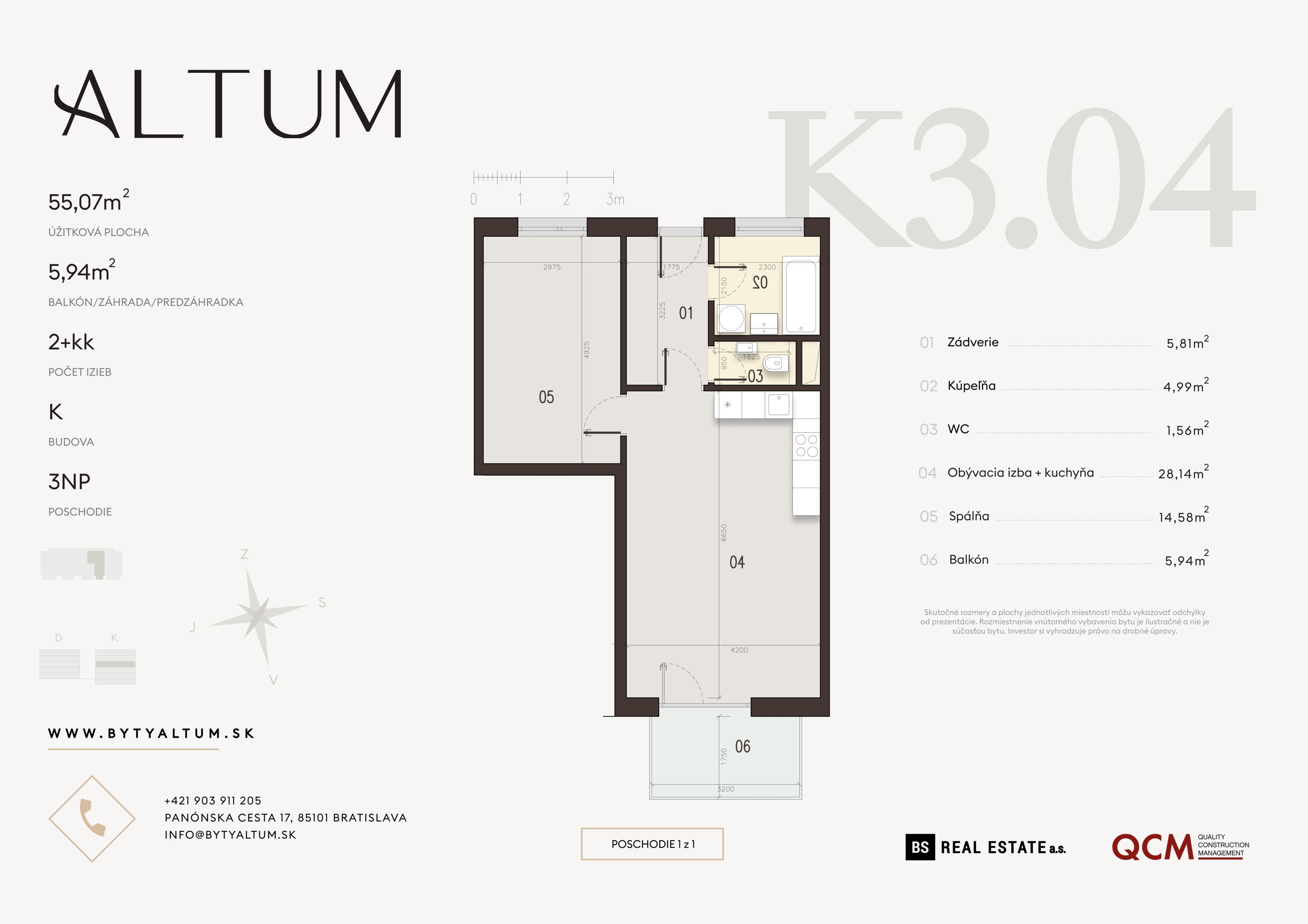 Altum - K3.04 - Pôdorys
