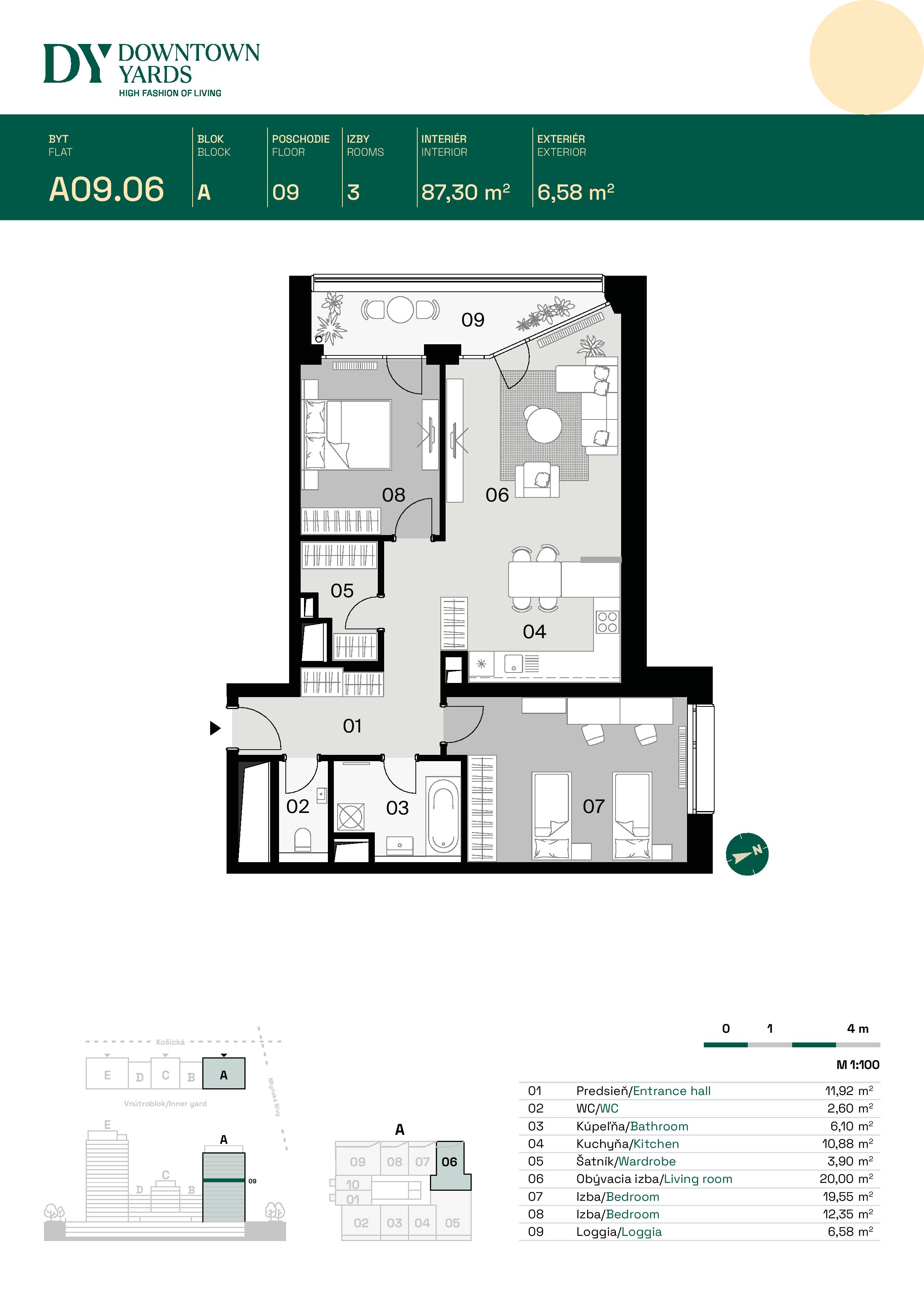 Downtown Yards - A09.06 - Pôdorys