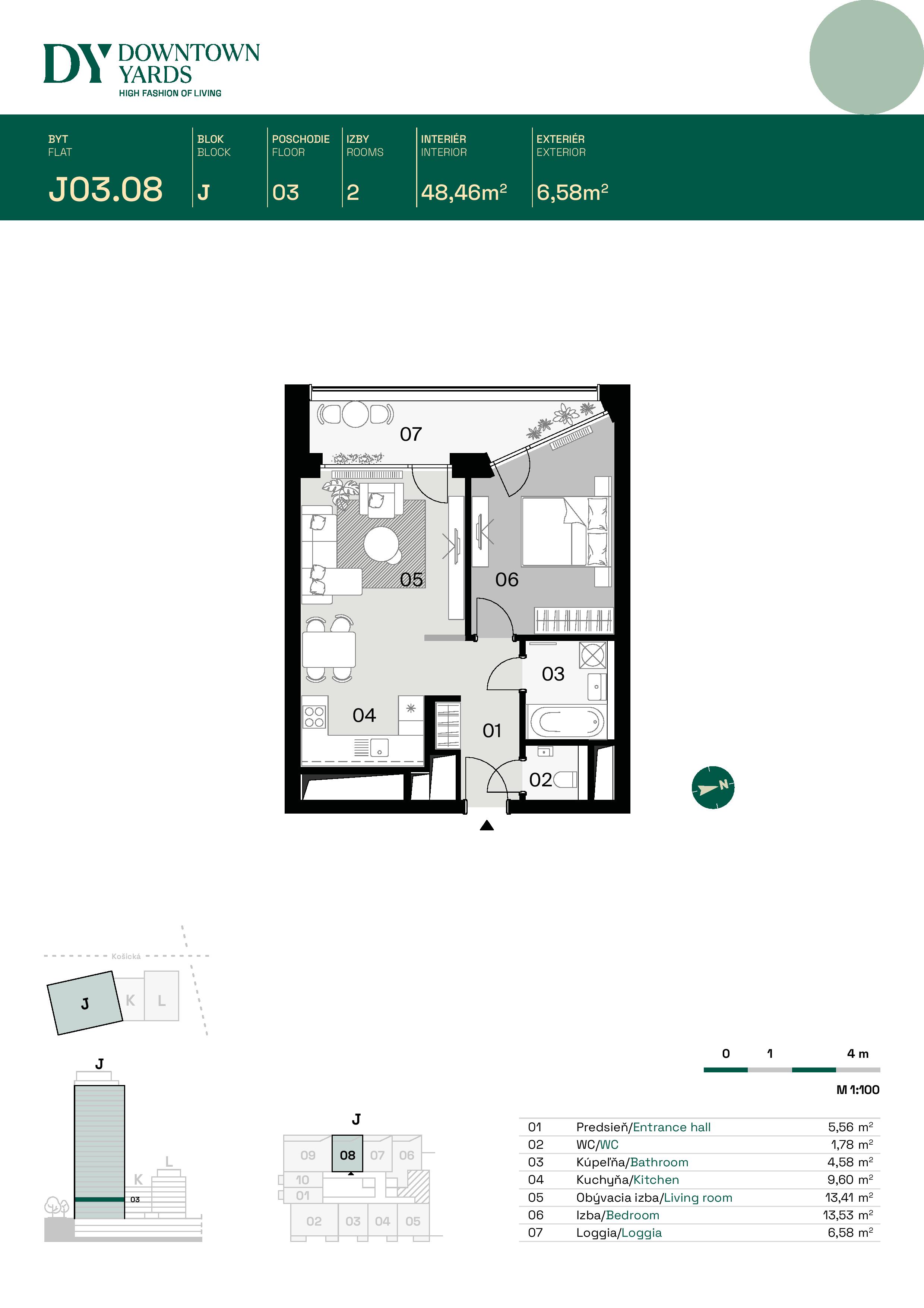 Downtown Yards - J03.08 - Pôdorys