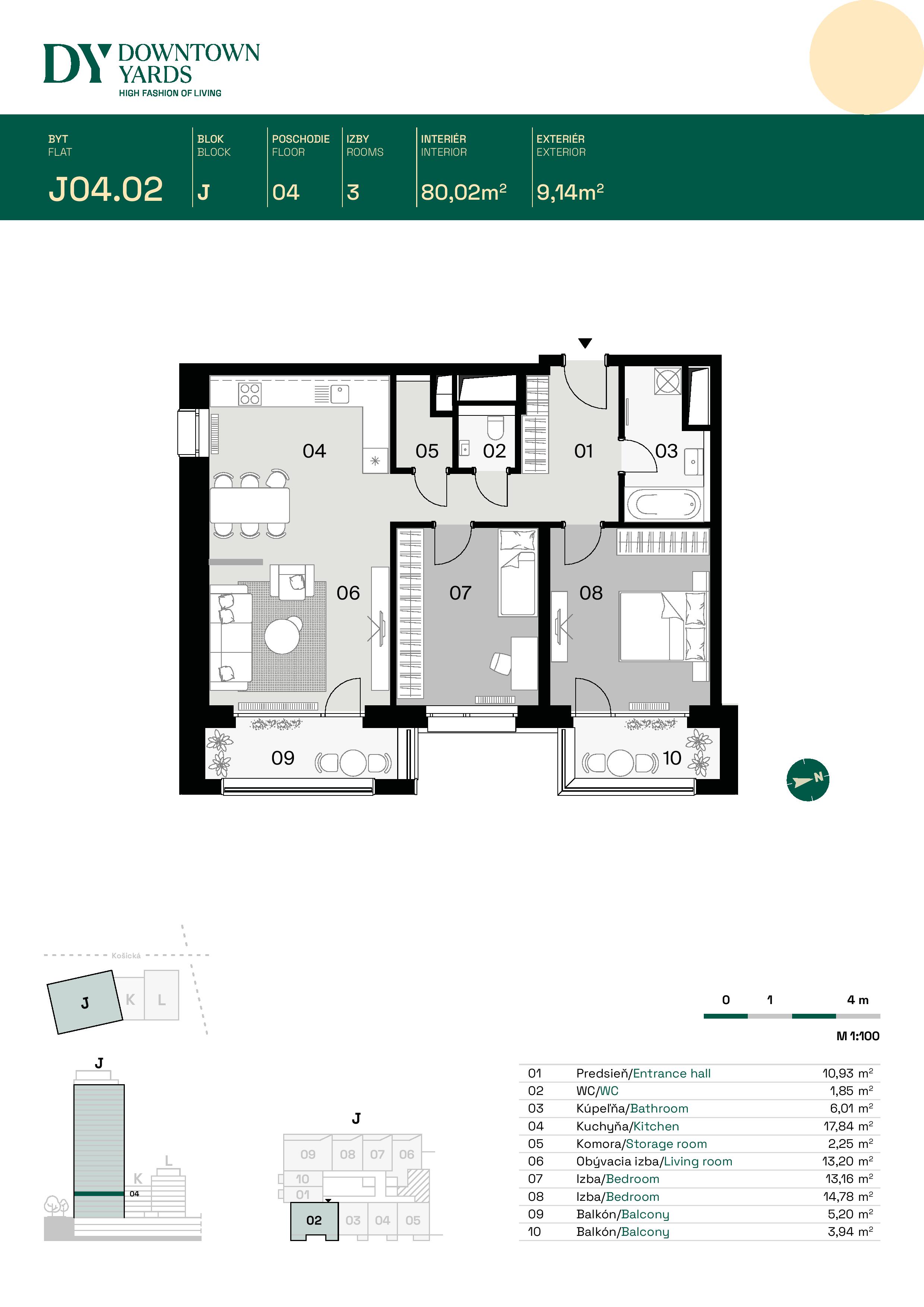 Downtown Yards - J04.02 - Pôdorys