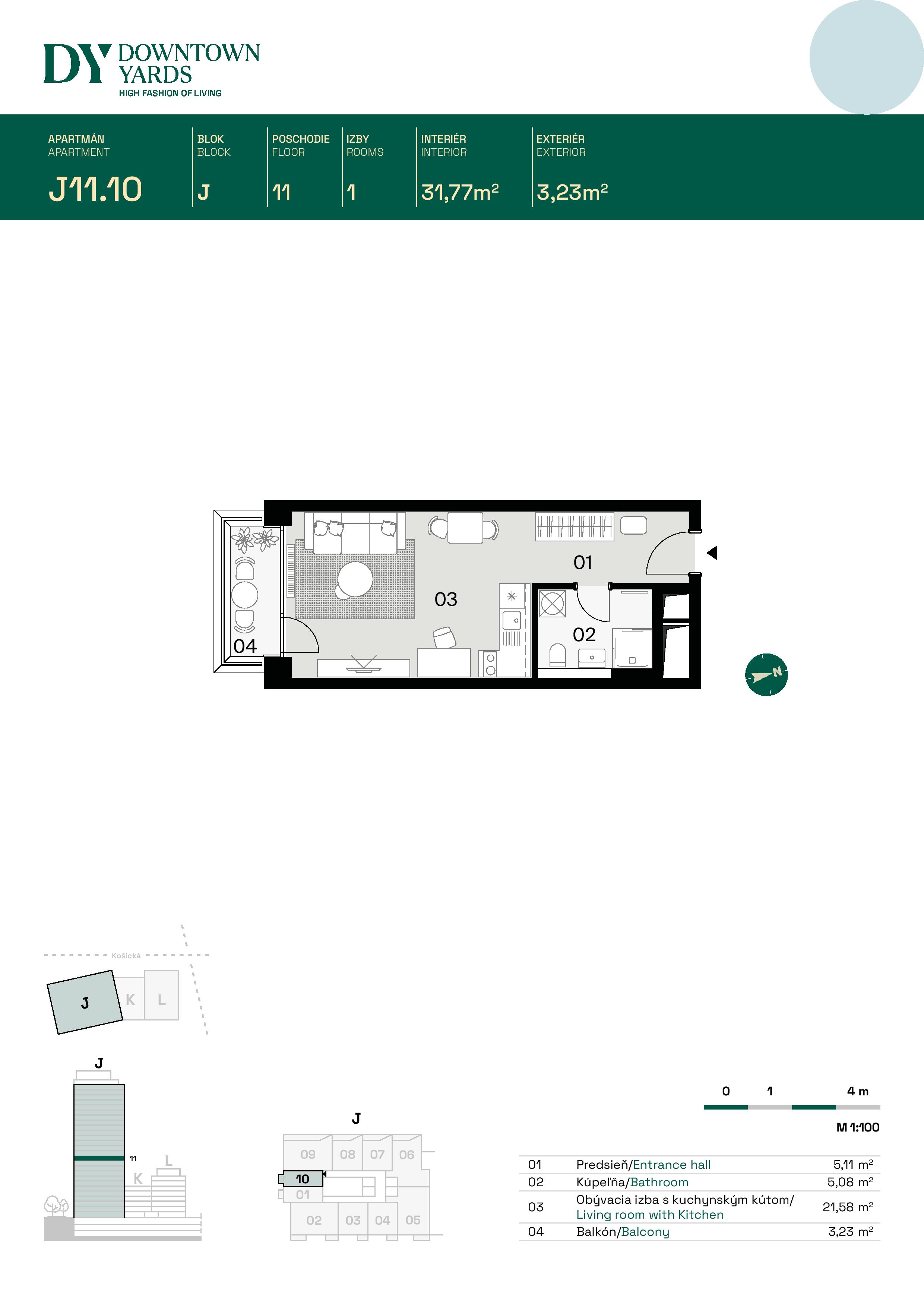 Downtown Yards - J11.10 - Pôdorys
