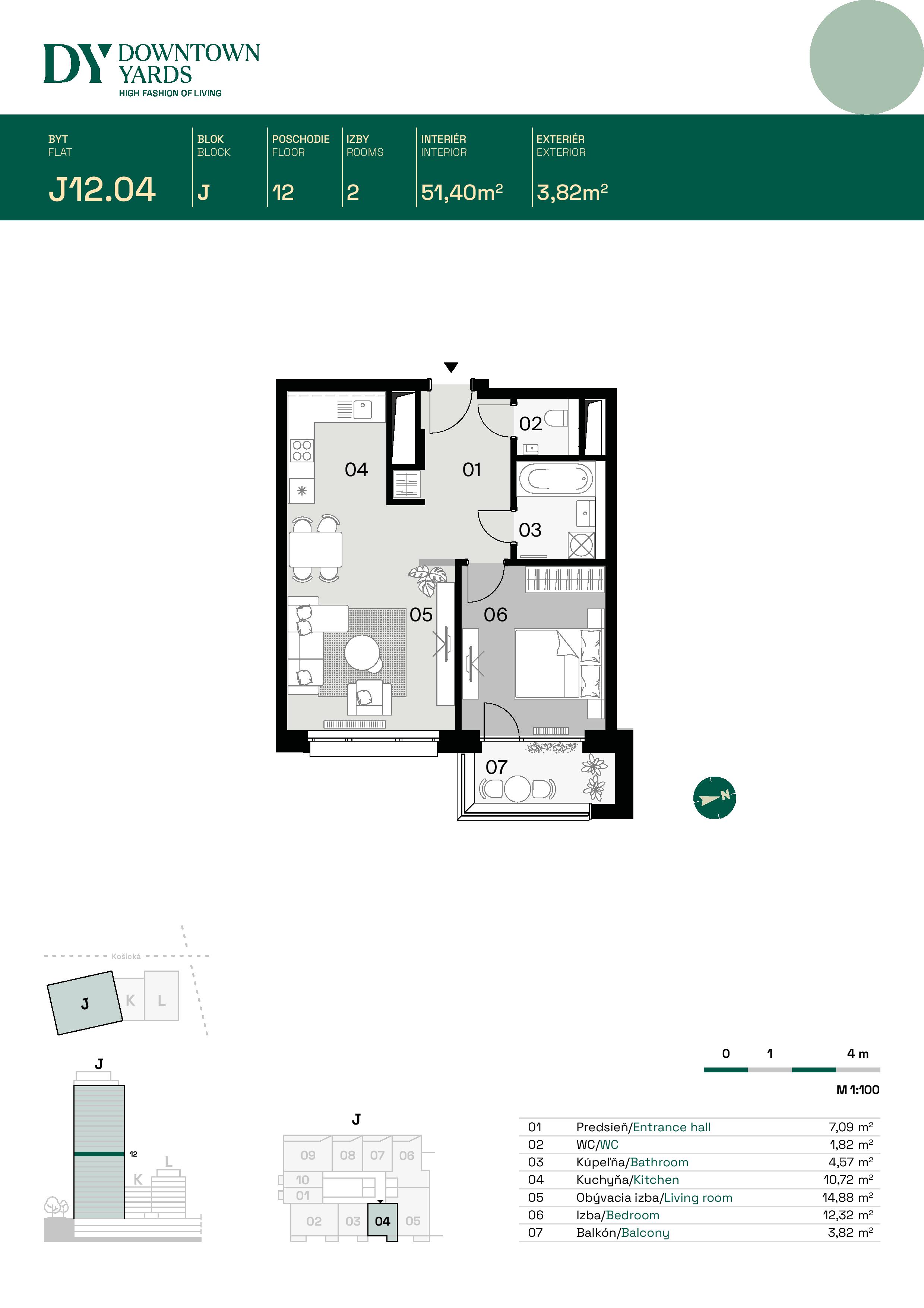 Downtown Yards - J12.04 - Pôdorys