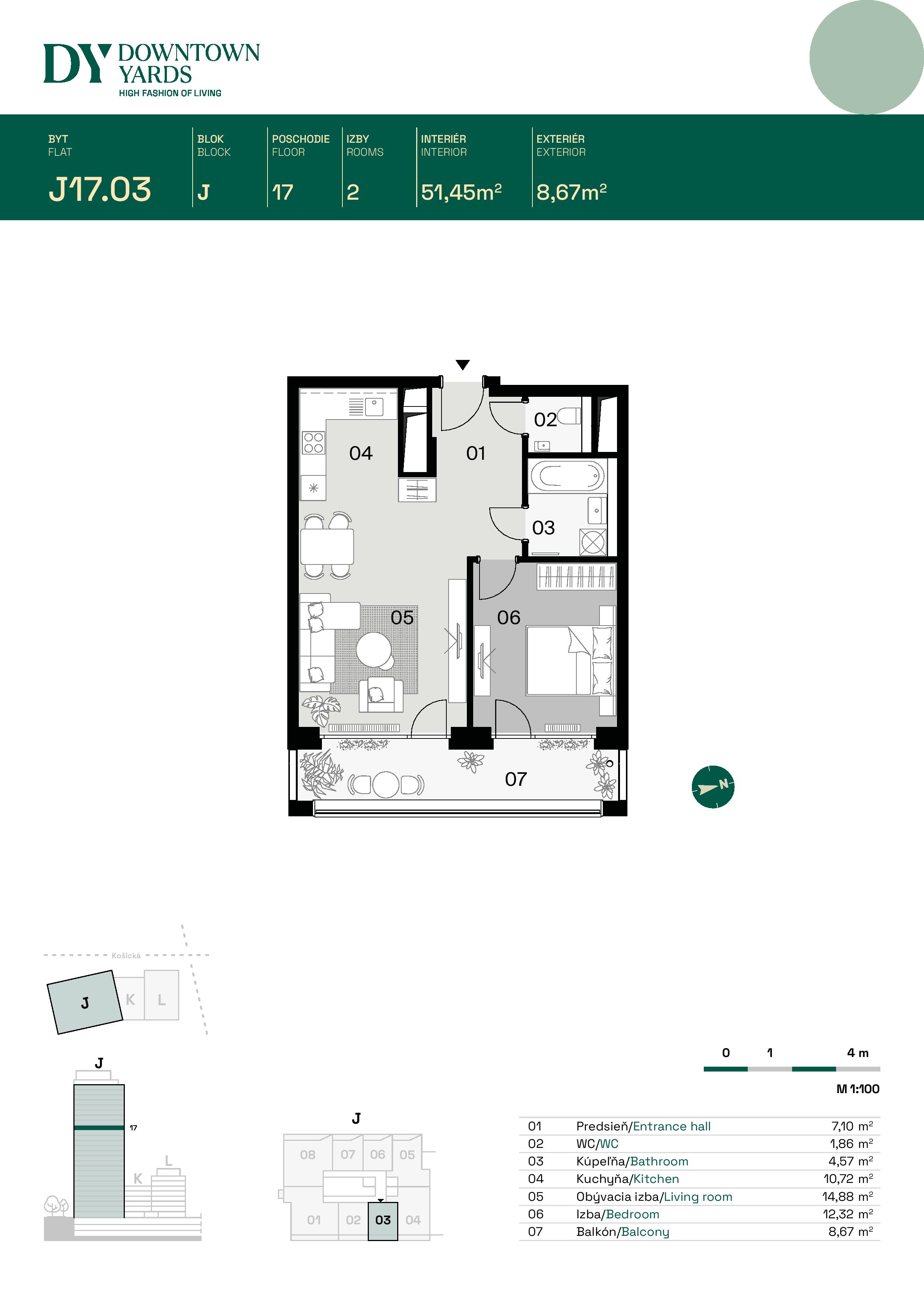 Downtown Yards - J17.03 - Pôdorys