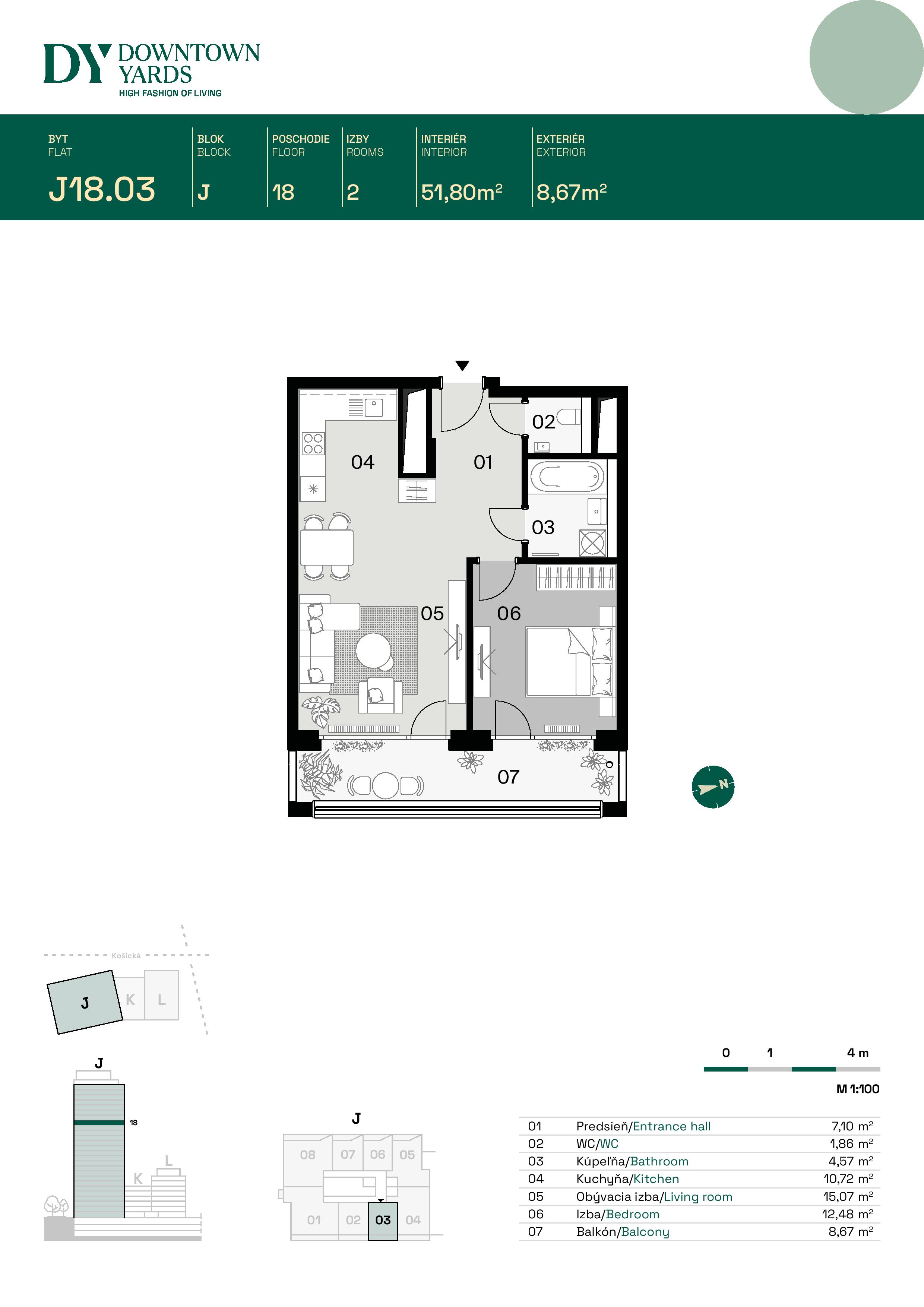 Downtown Yards - J18.03 - Pôdorys