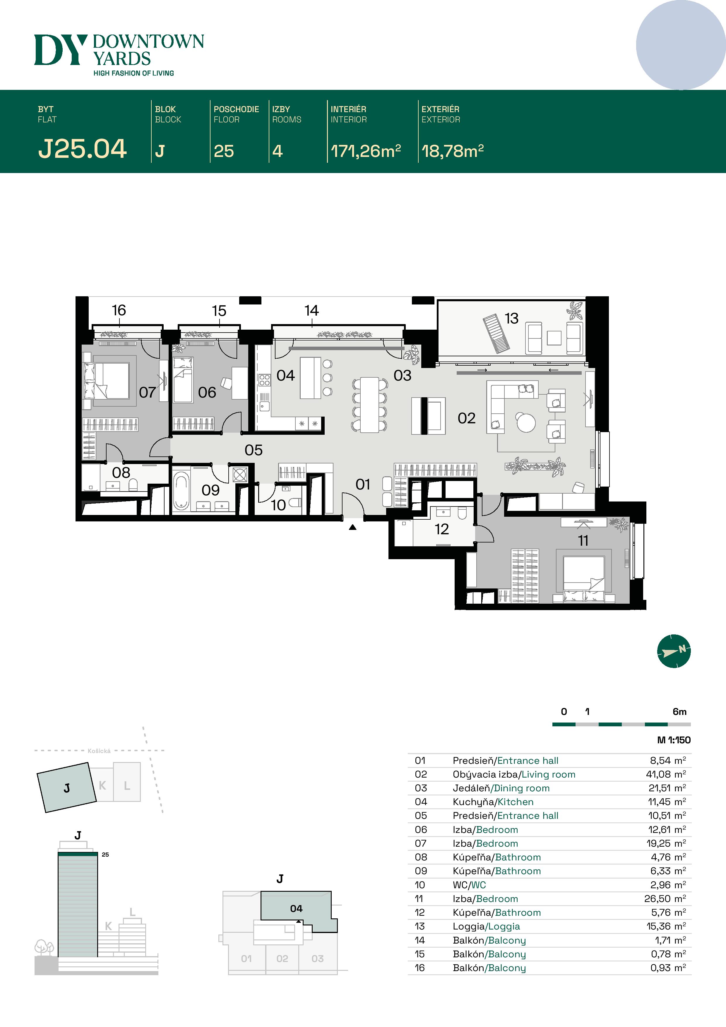 Downtown Yards - J25.04 - Pôdorys