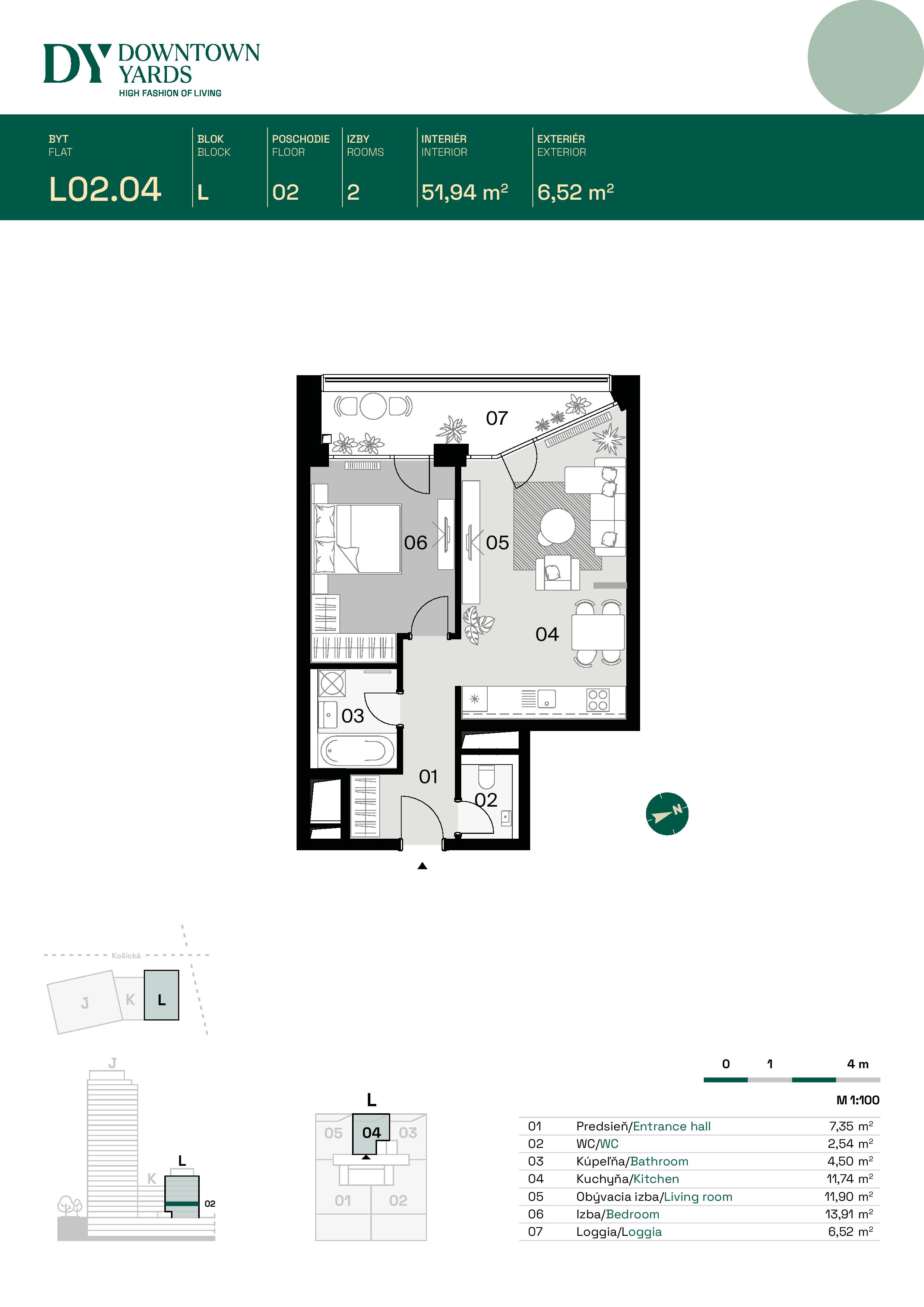 Downtown Yards - L02.04 - Pôdorys