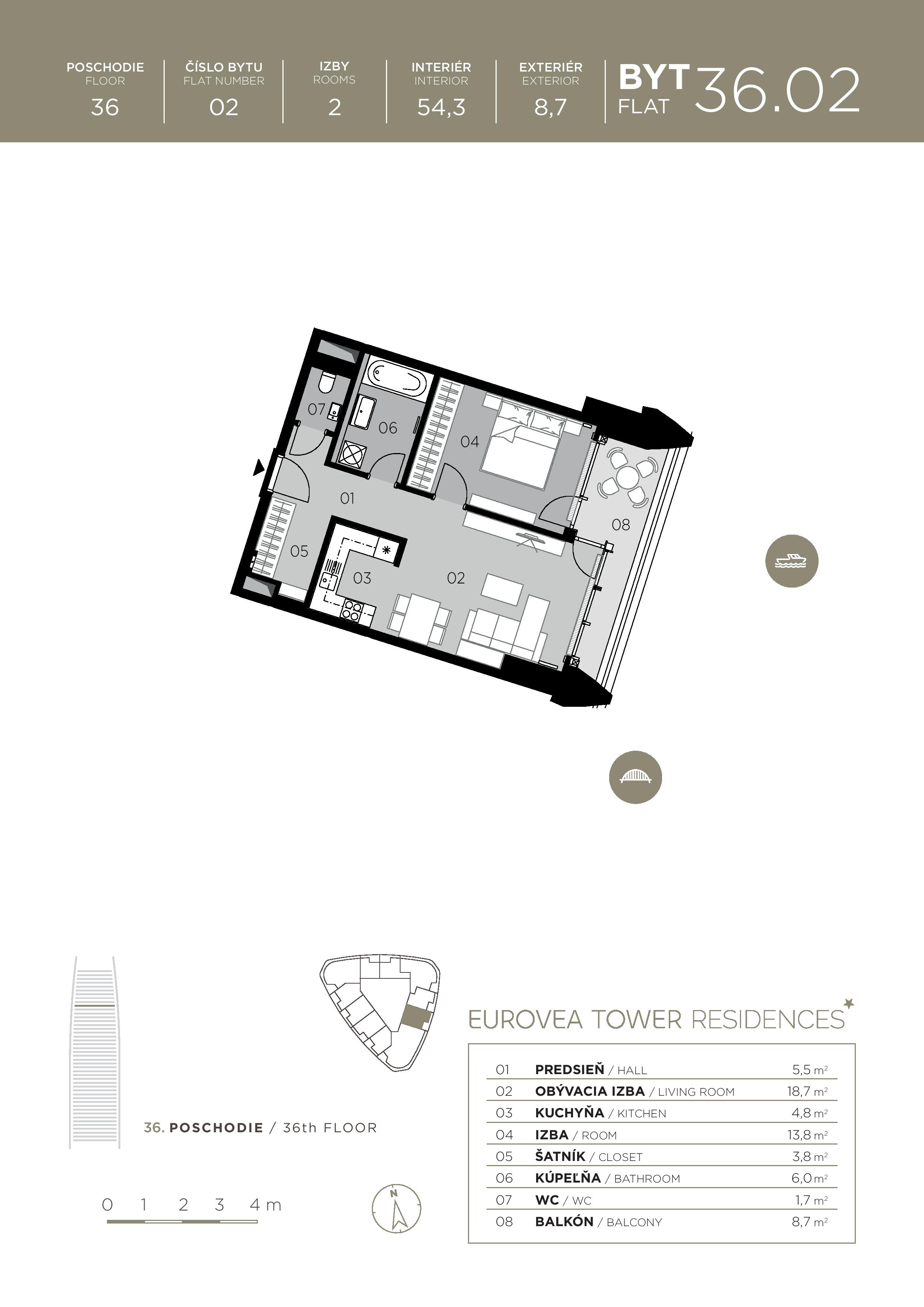 Eurovea Tower - 36.02 - Pôdorys