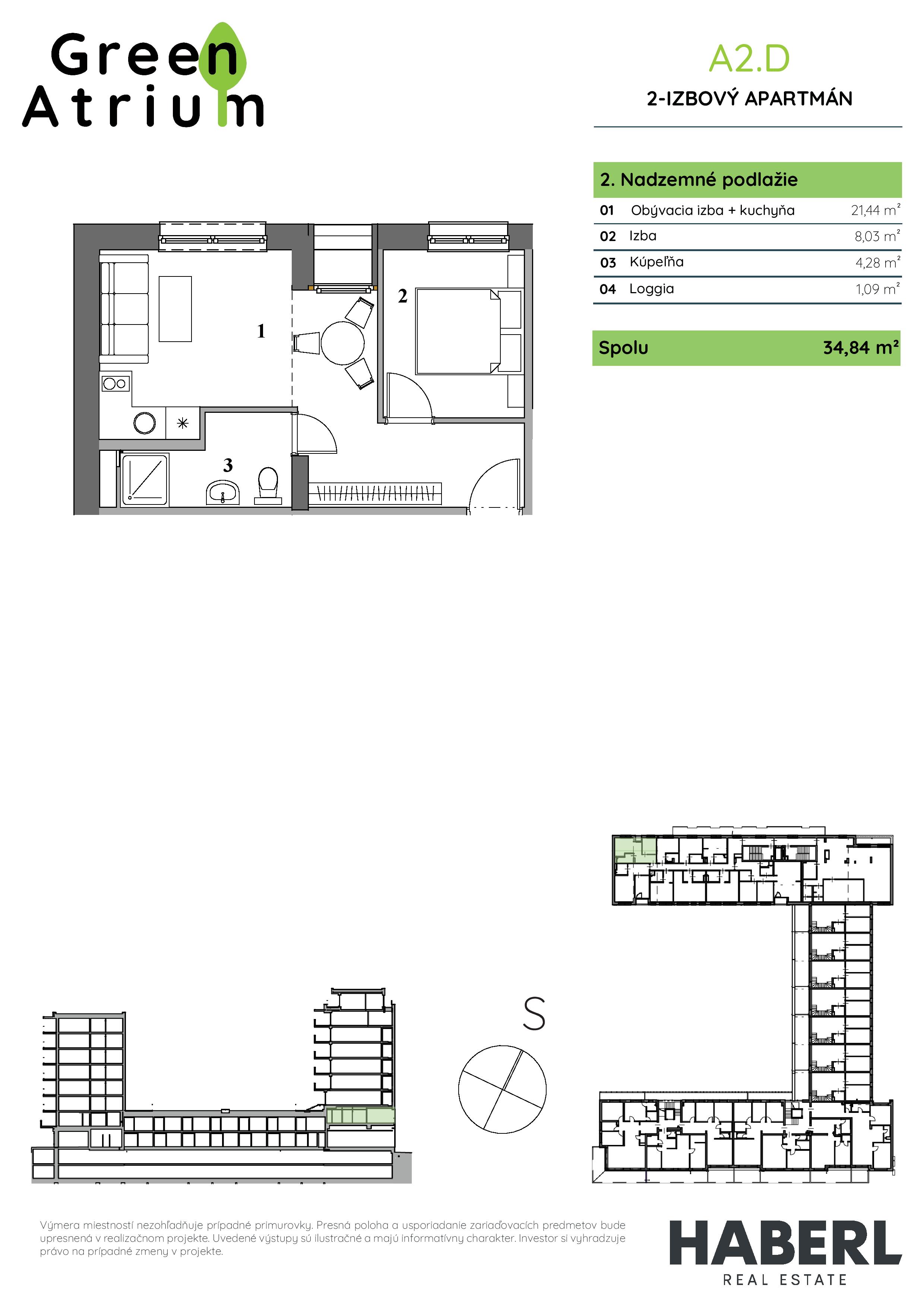 Green Atrium - 2D - Pôdorys