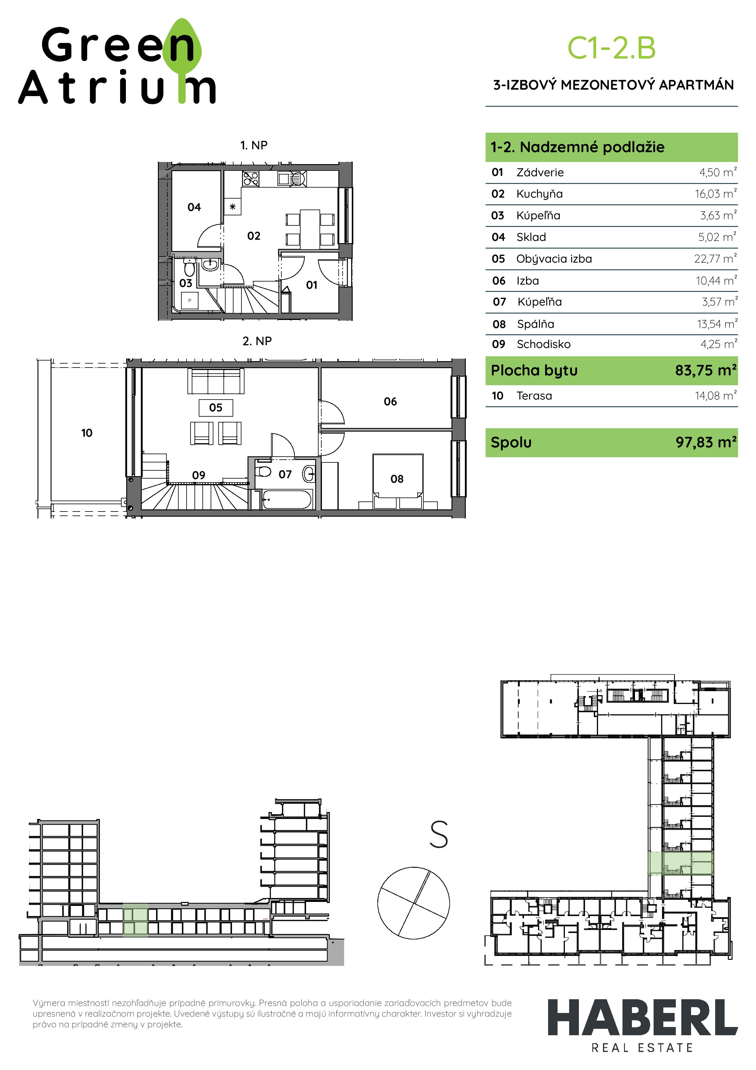 Green Atrium - 1-2.B - Pôdorys