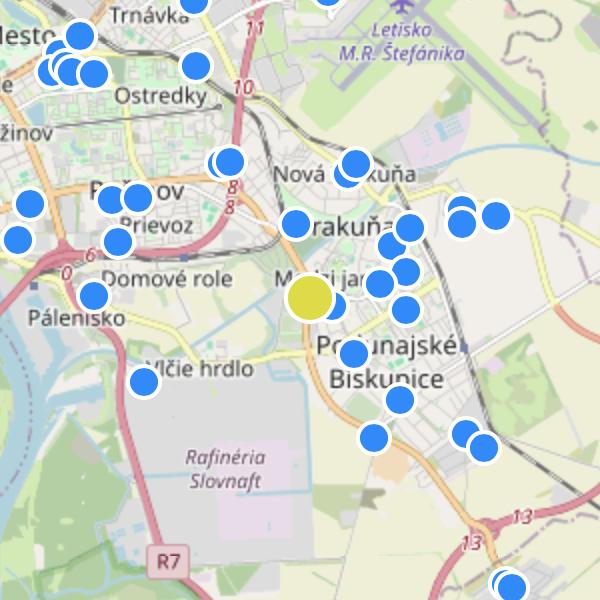 Laurin Dvor - map