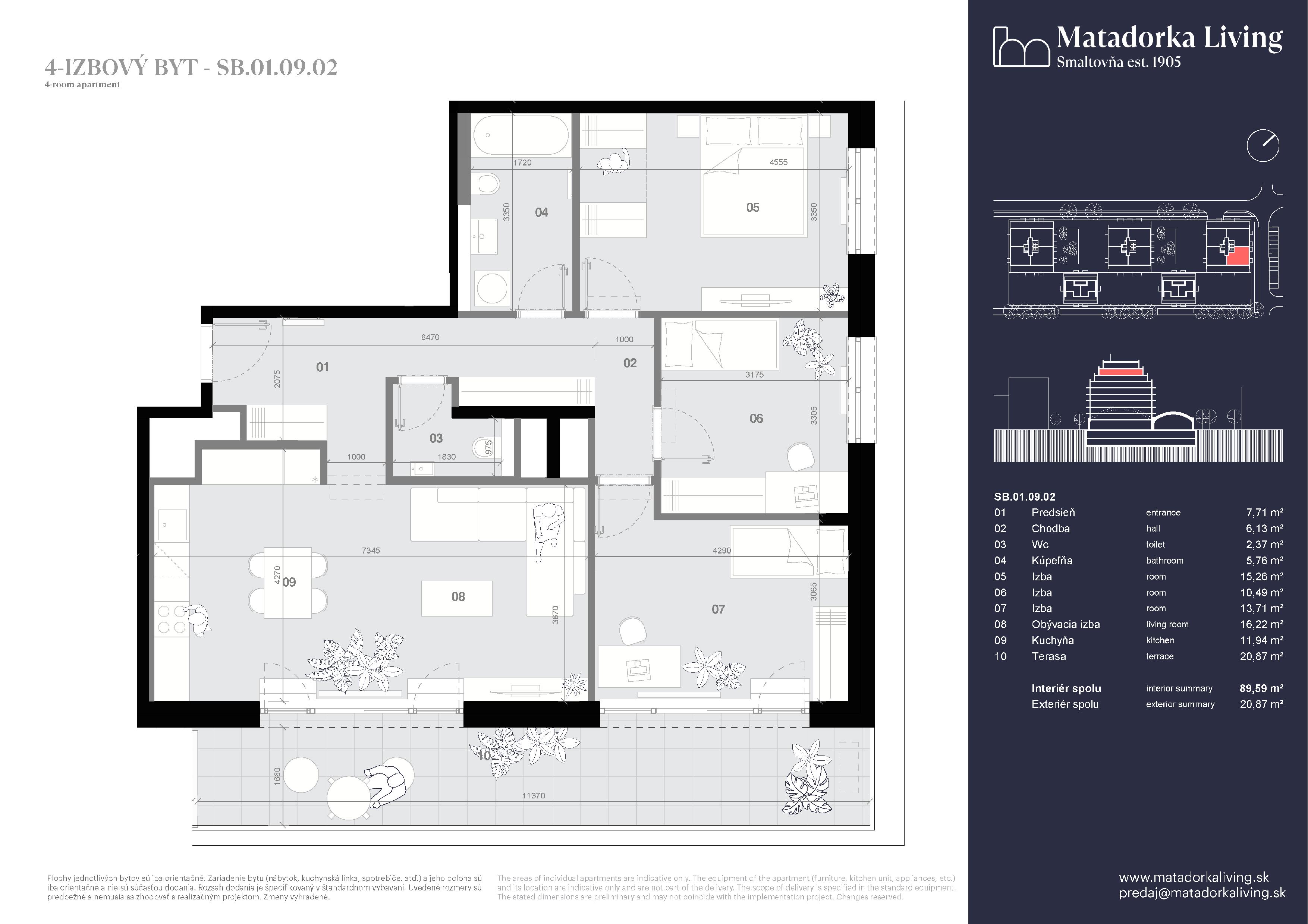 Matadorka Living - SB-01-09-02 - Pôdorys