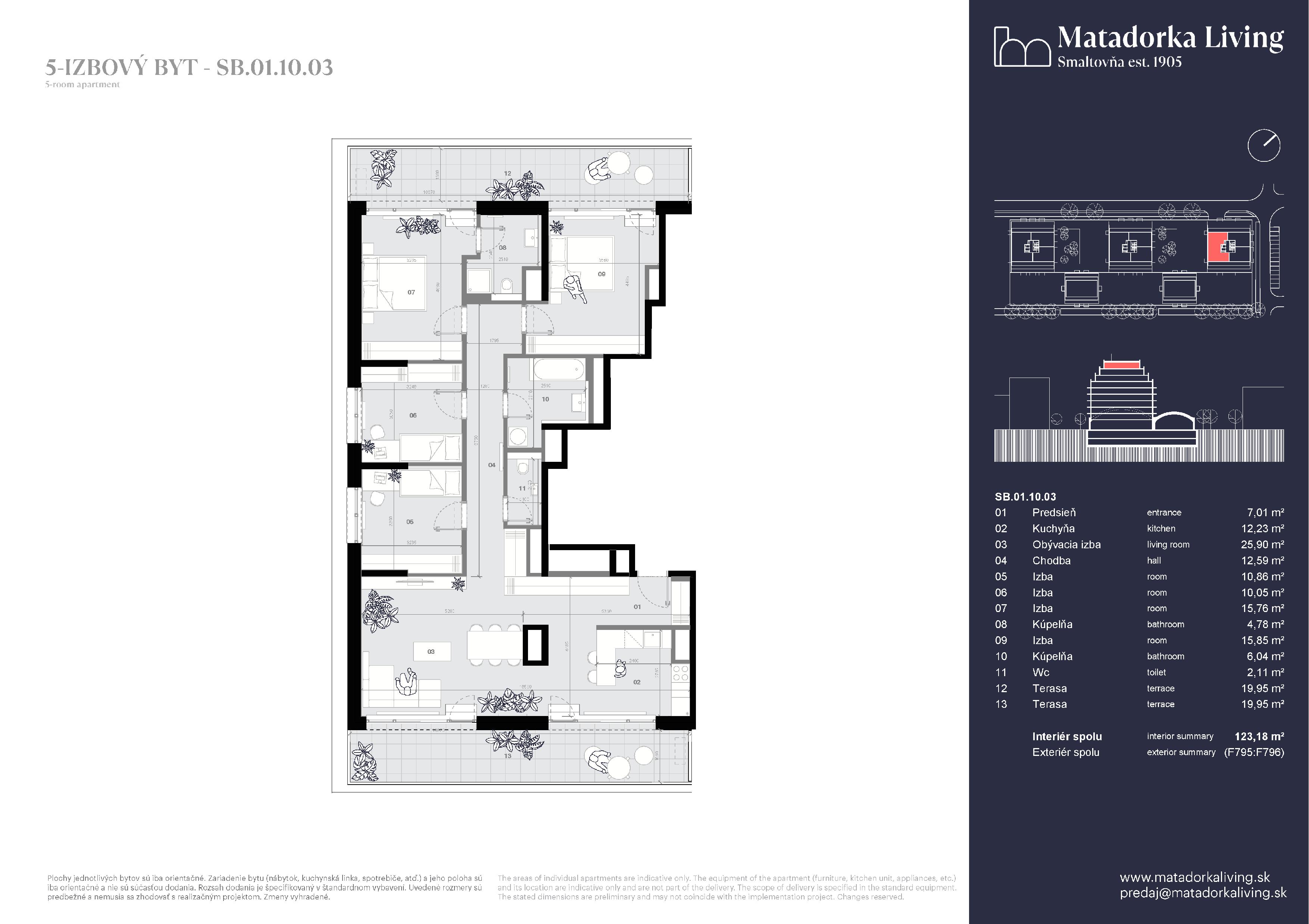 Matadorka Living - SB-01-10-03 - Pôdorys