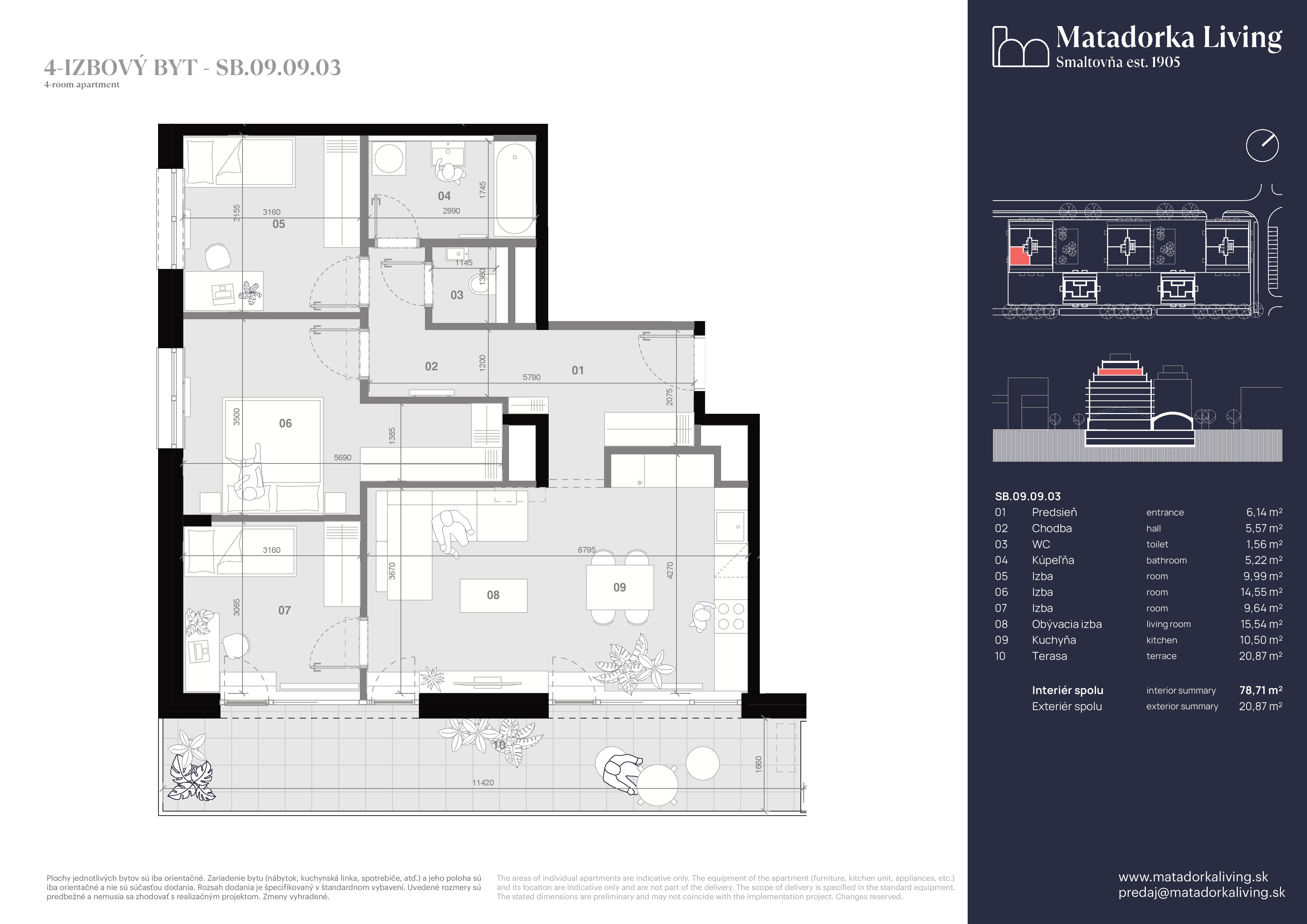 Matadorka Living - SB-09-09-03 - Pôdorys