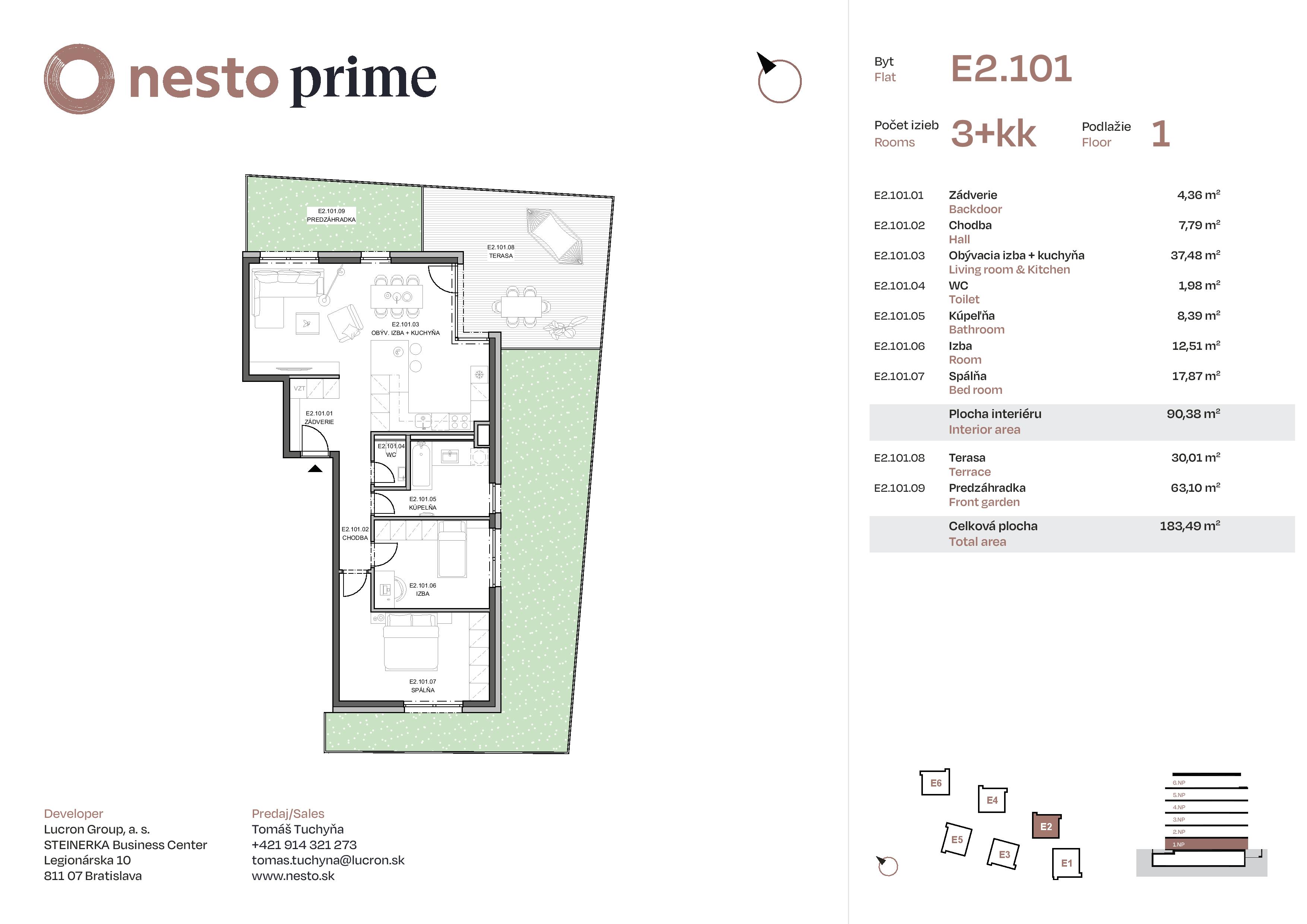 Nesto - E2.101 - Pôdorys