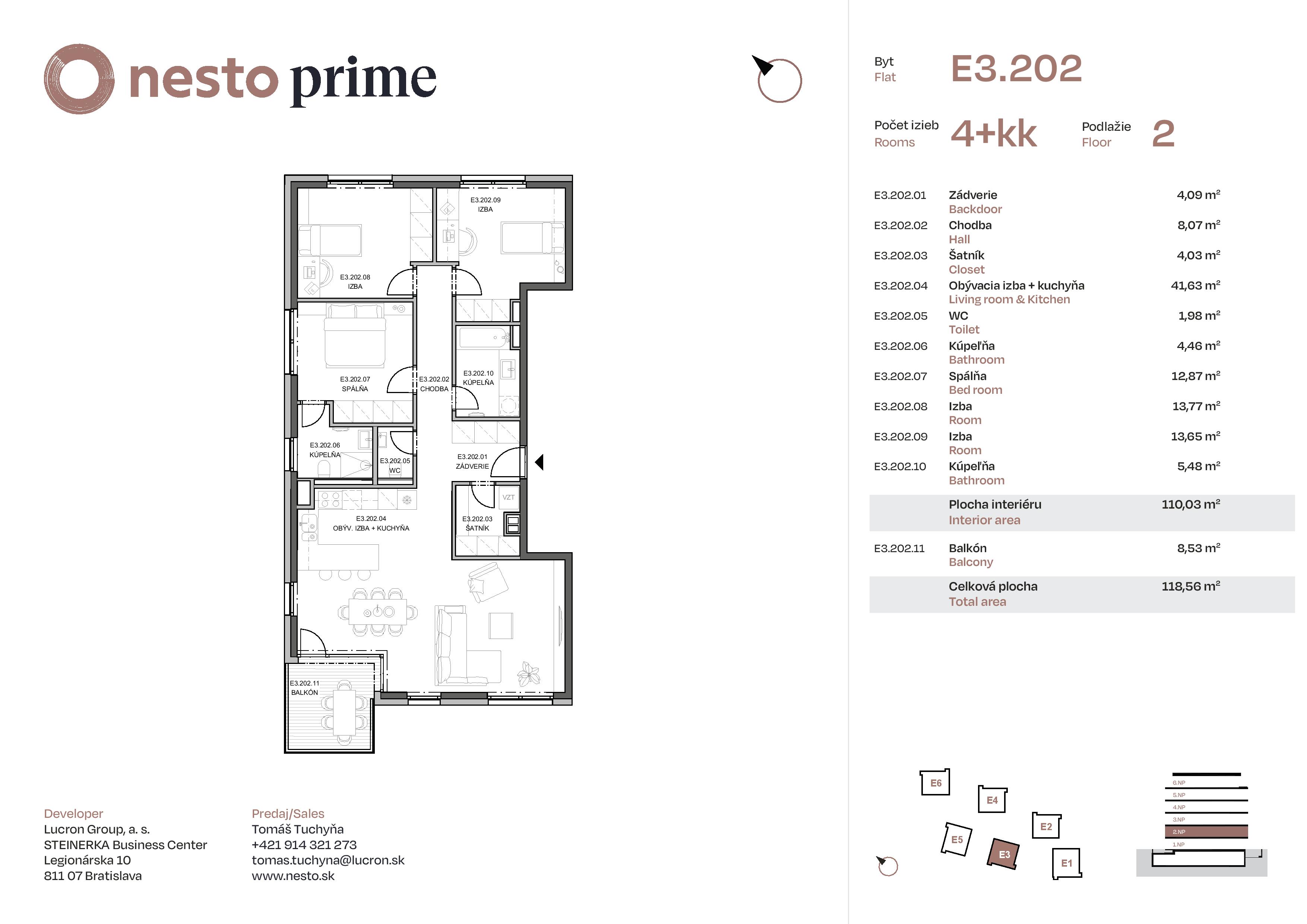 Nesto - E3.202 - Pôdorys