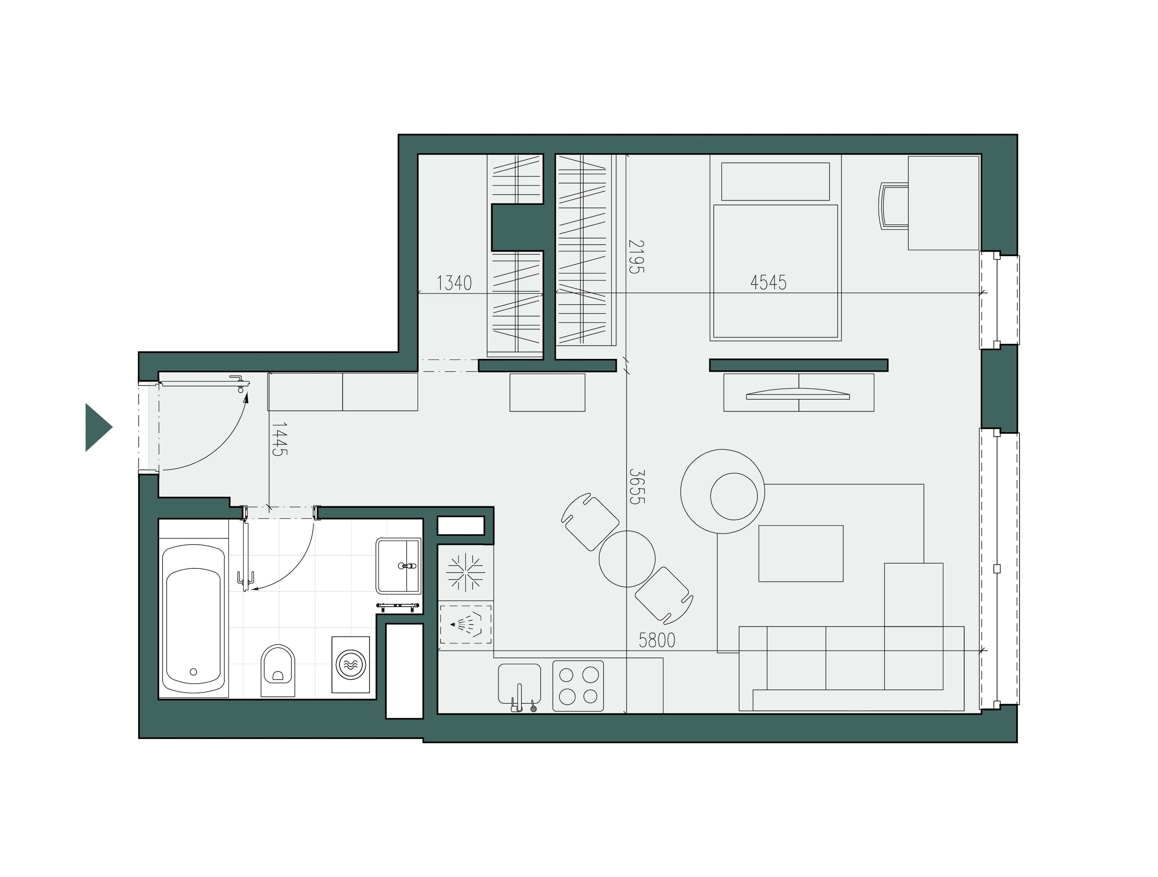 Olivia residence - 12.01 - Pôdorys