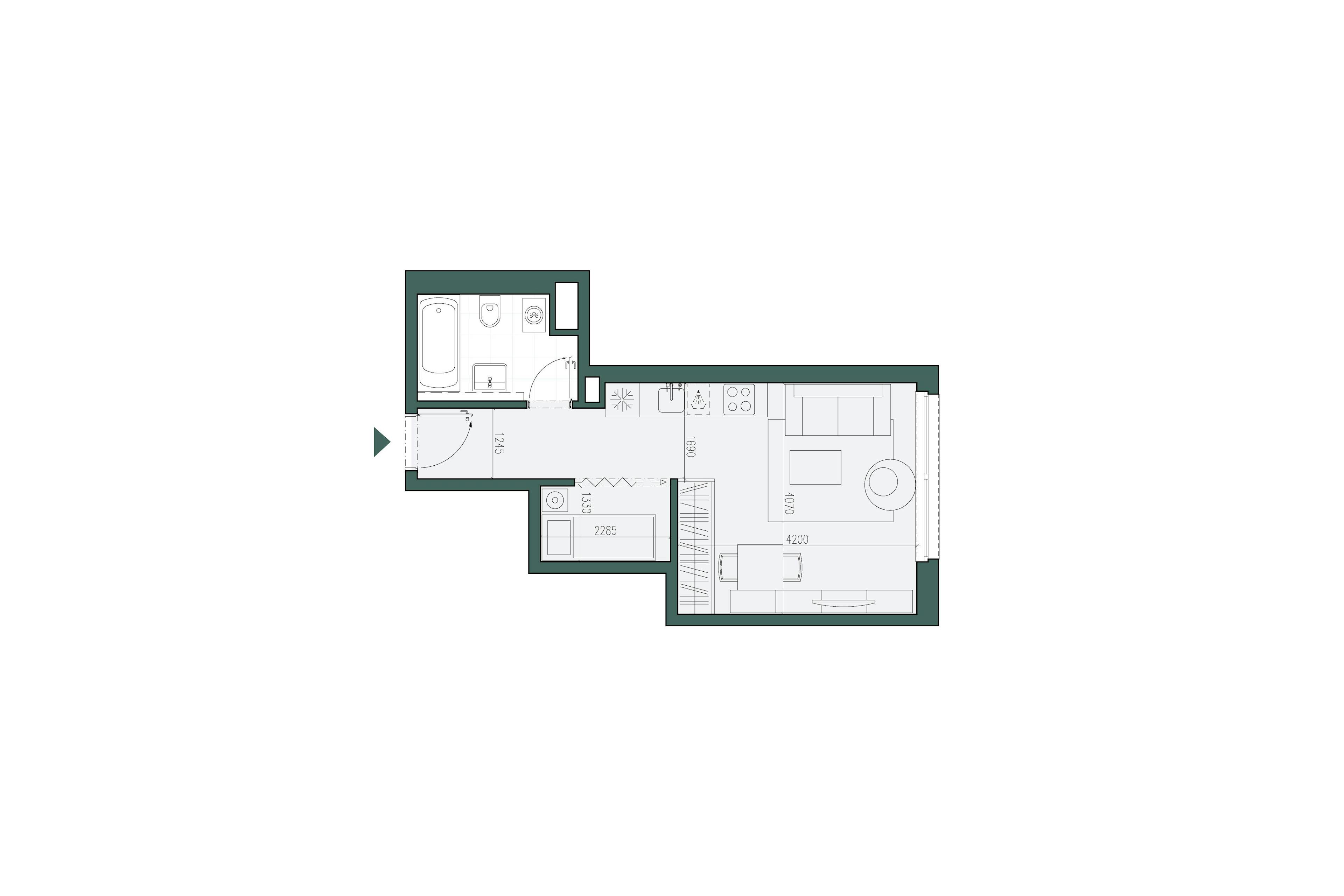 Olivia residence - 14.12 - Pôdorys