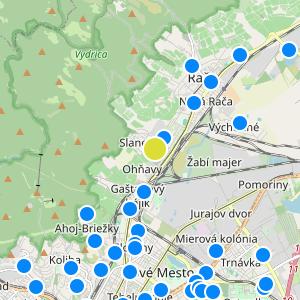 Pekná cesta - map