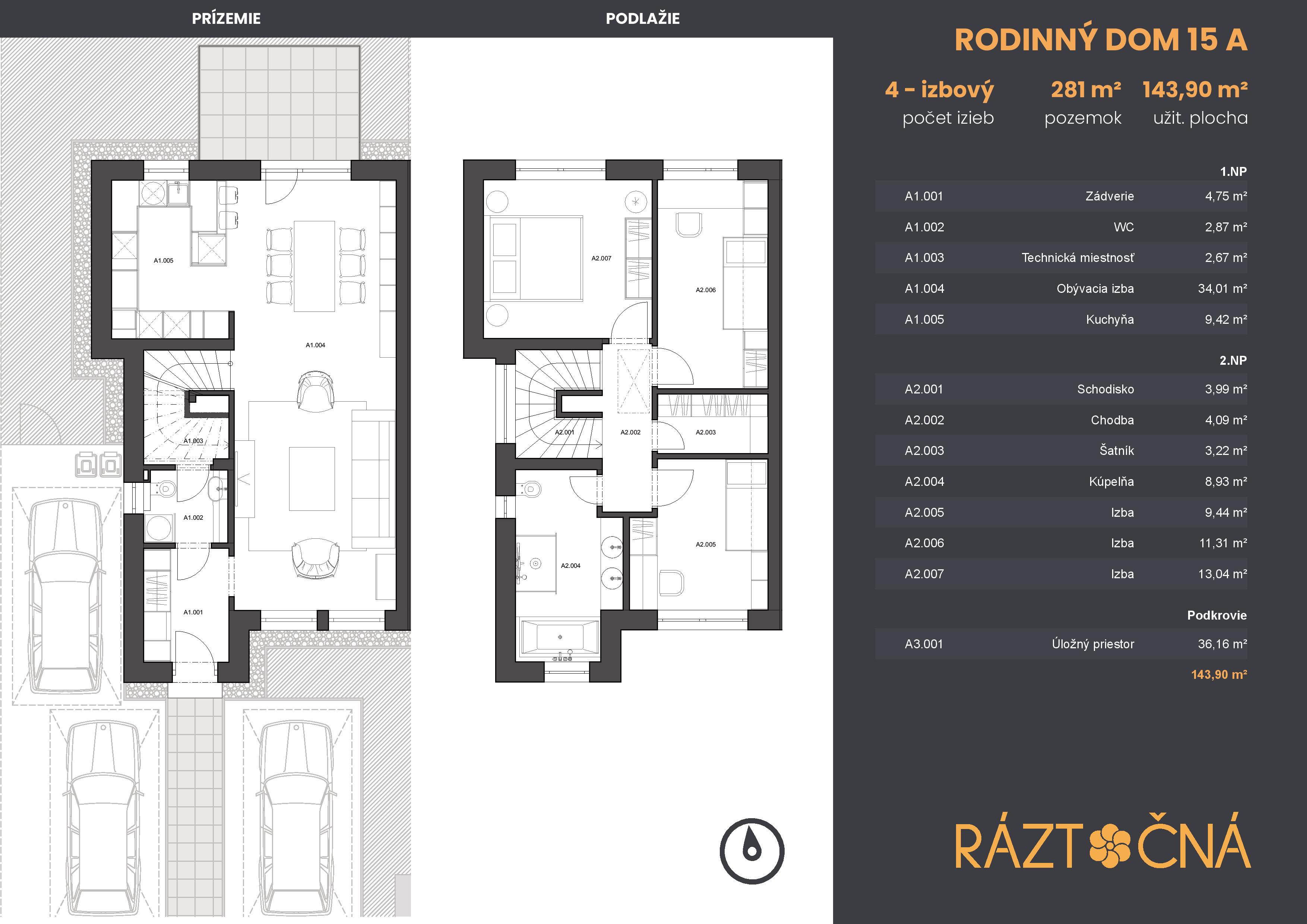Ráztočná - 15A - Pôdorys