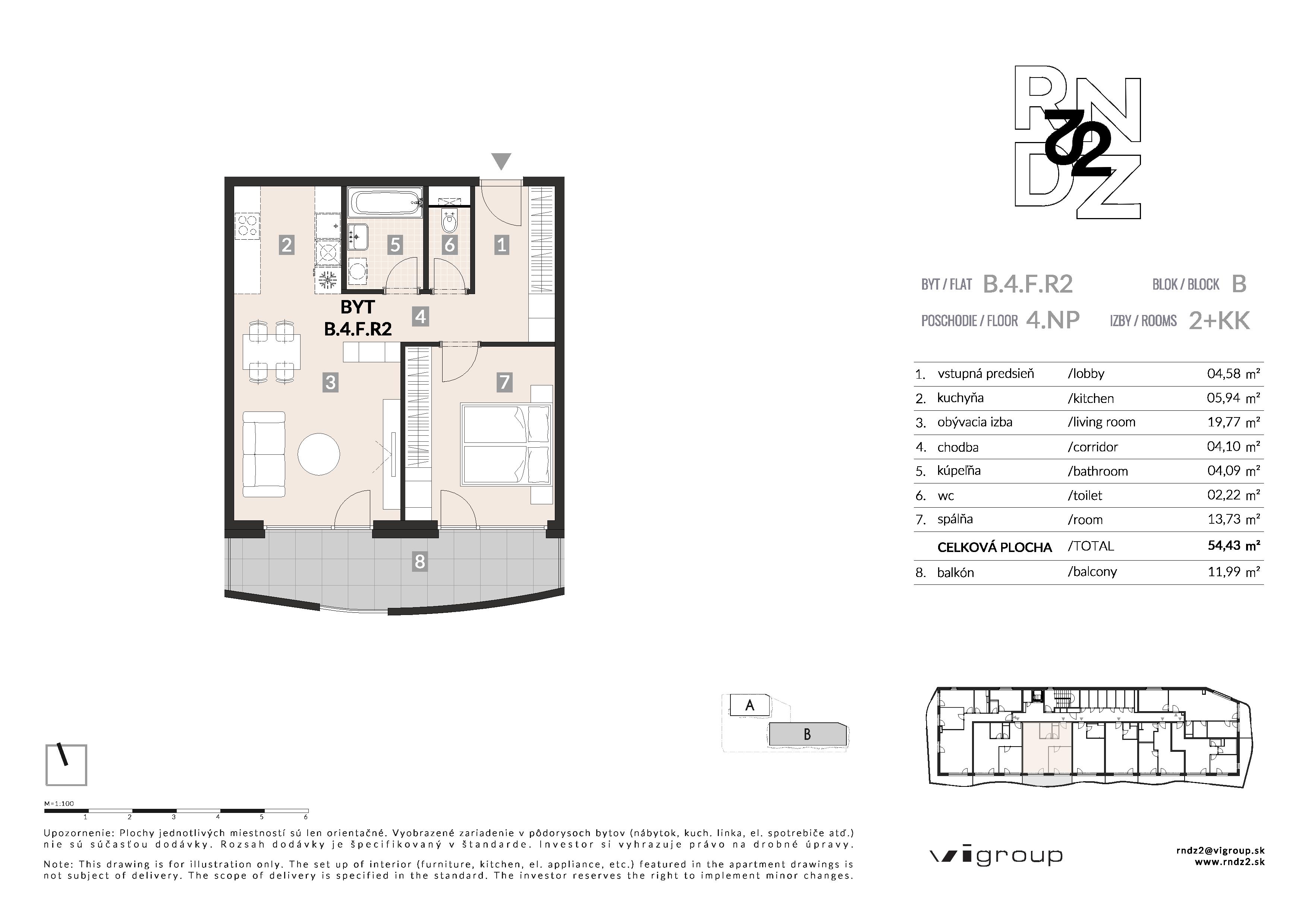 RNDZ - B.4.F.R2 - Pôdorys