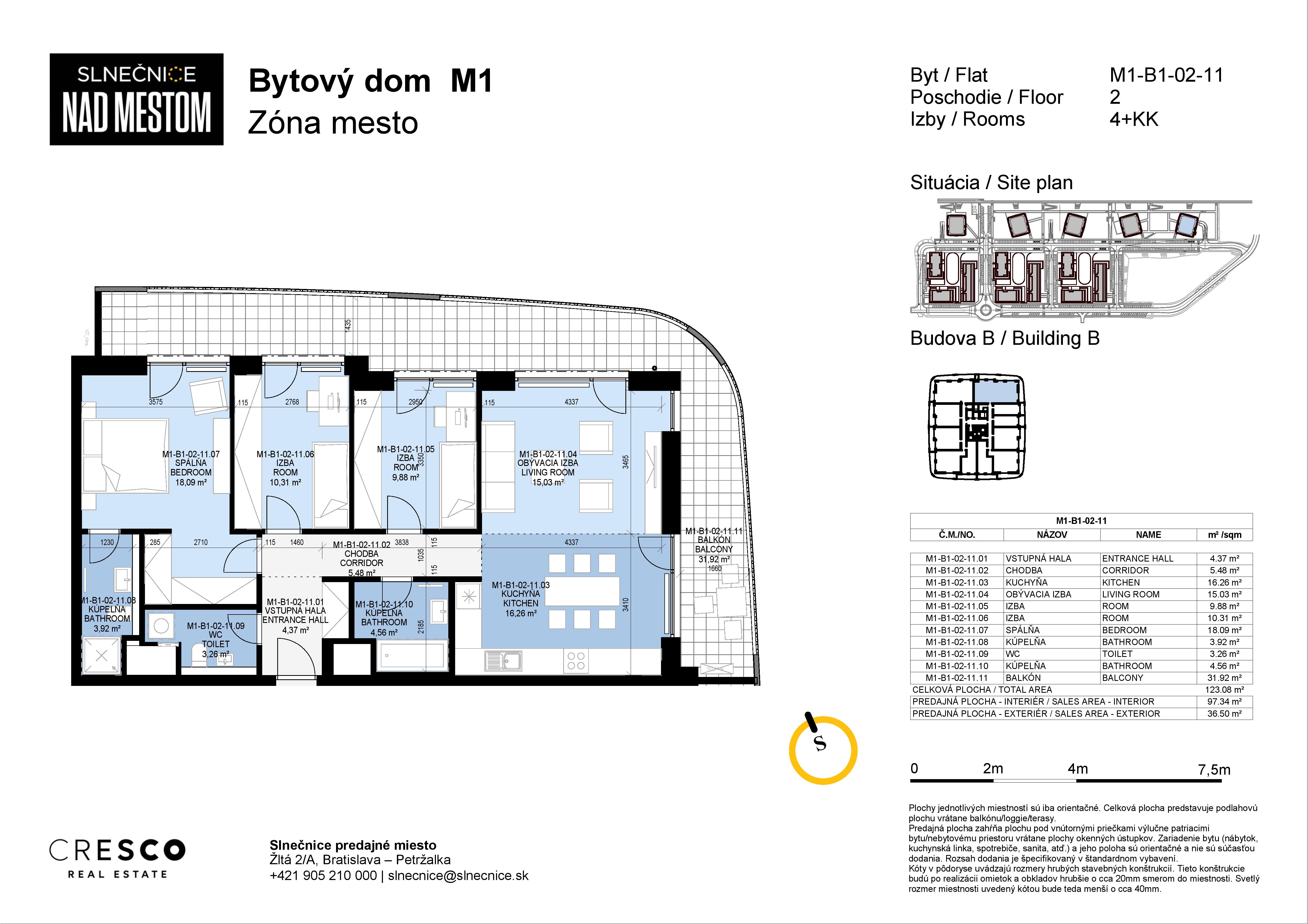 Slnečnice - M1-B1-02-11 - Pôdorys