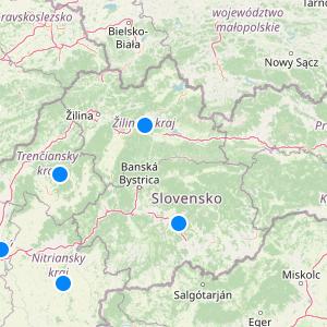 Vila Magurská - map
