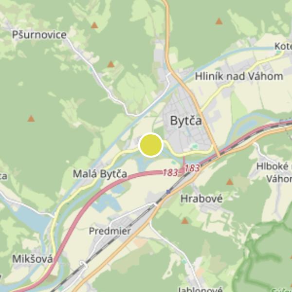 Rezidencia Nová Bytča - map