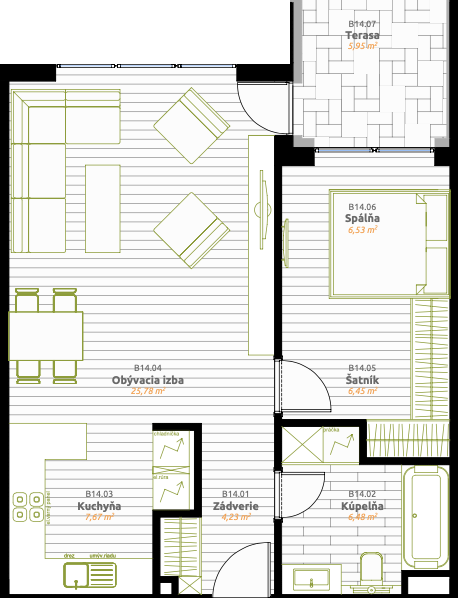 IDEAL Homes - D.34 - Pôdorys