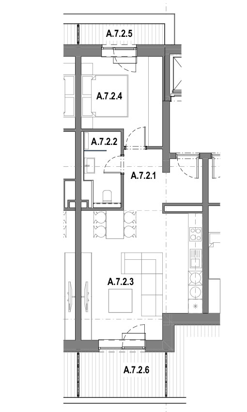 Galanta West - A.7.2 - Pôdorys