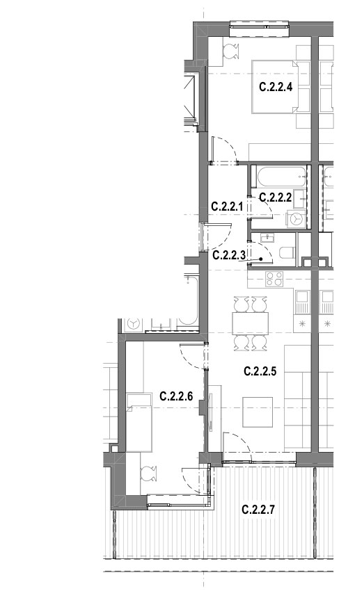 Galanta West - C.2.2 - Pôdorys
