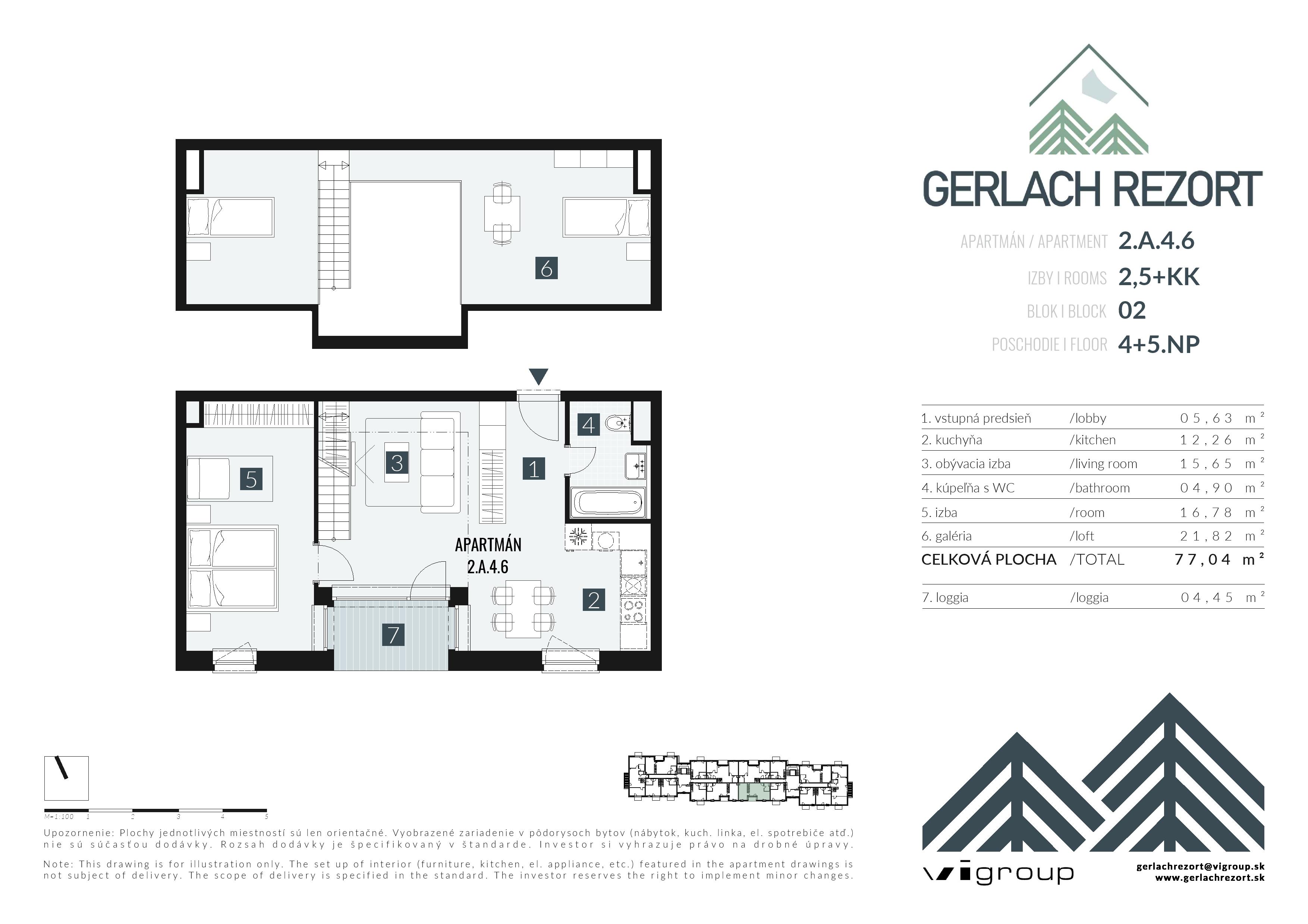 Gerlach Rezort - 2.A.4.6 - Pôdorys