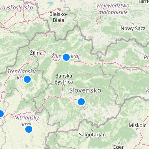 Anička Residence - map