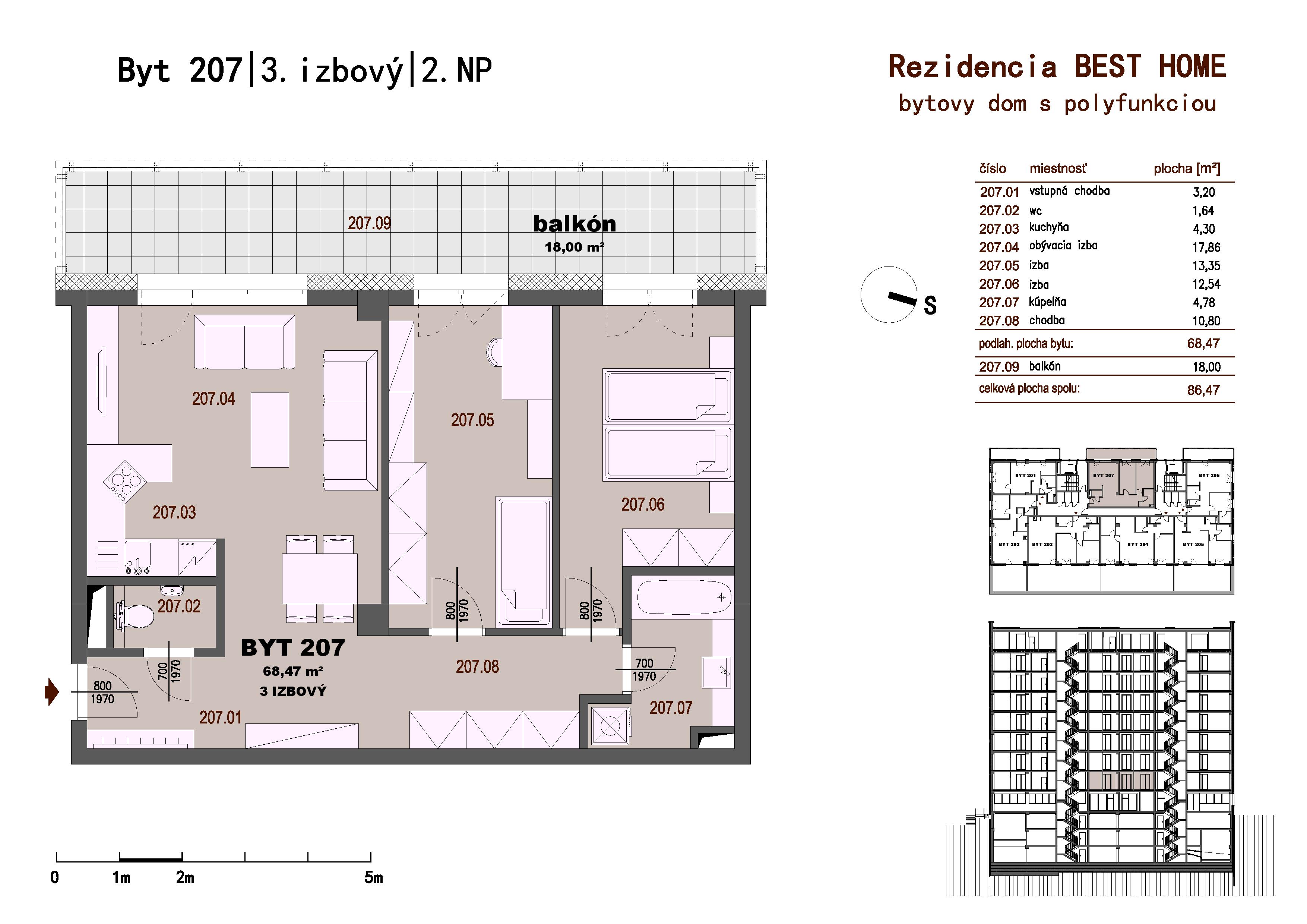 Best Home - 207 - Pôdorys