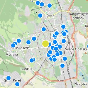 Byty Medická - map