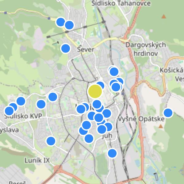 Tostov palác - map