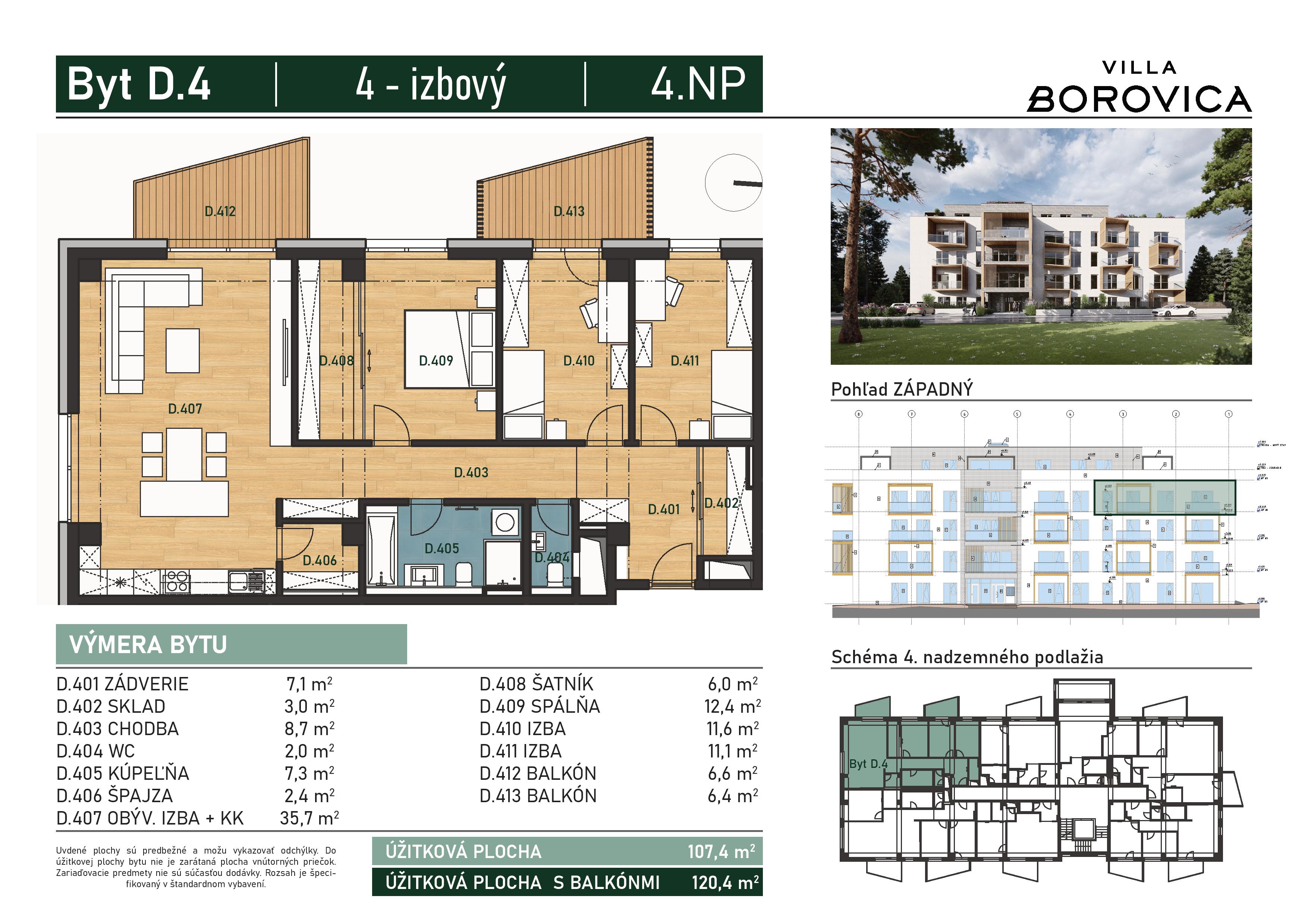 ViLLA Borovica - D.4 - Pôdorys