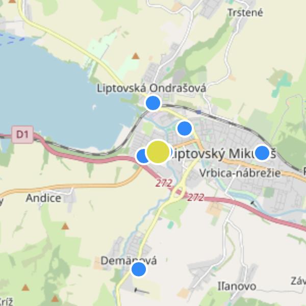 Nová Palúdzka 2 - map