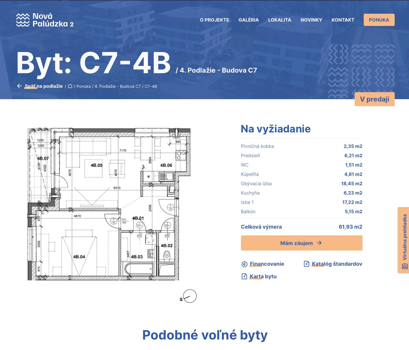 Nová Palúdzka 2 - C7-4B - Pôdorys