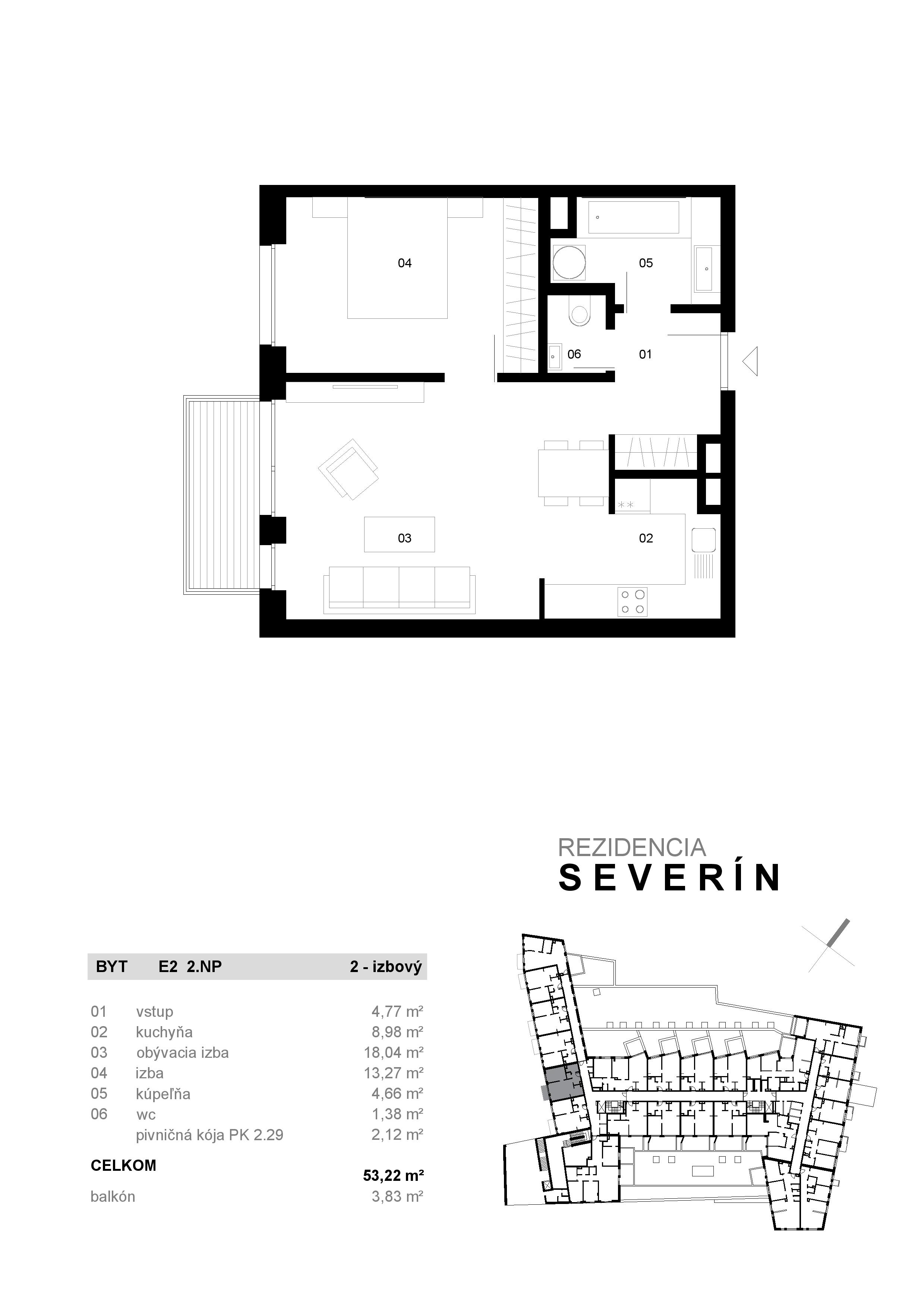 Severin Residence - E2 - Pôdorys