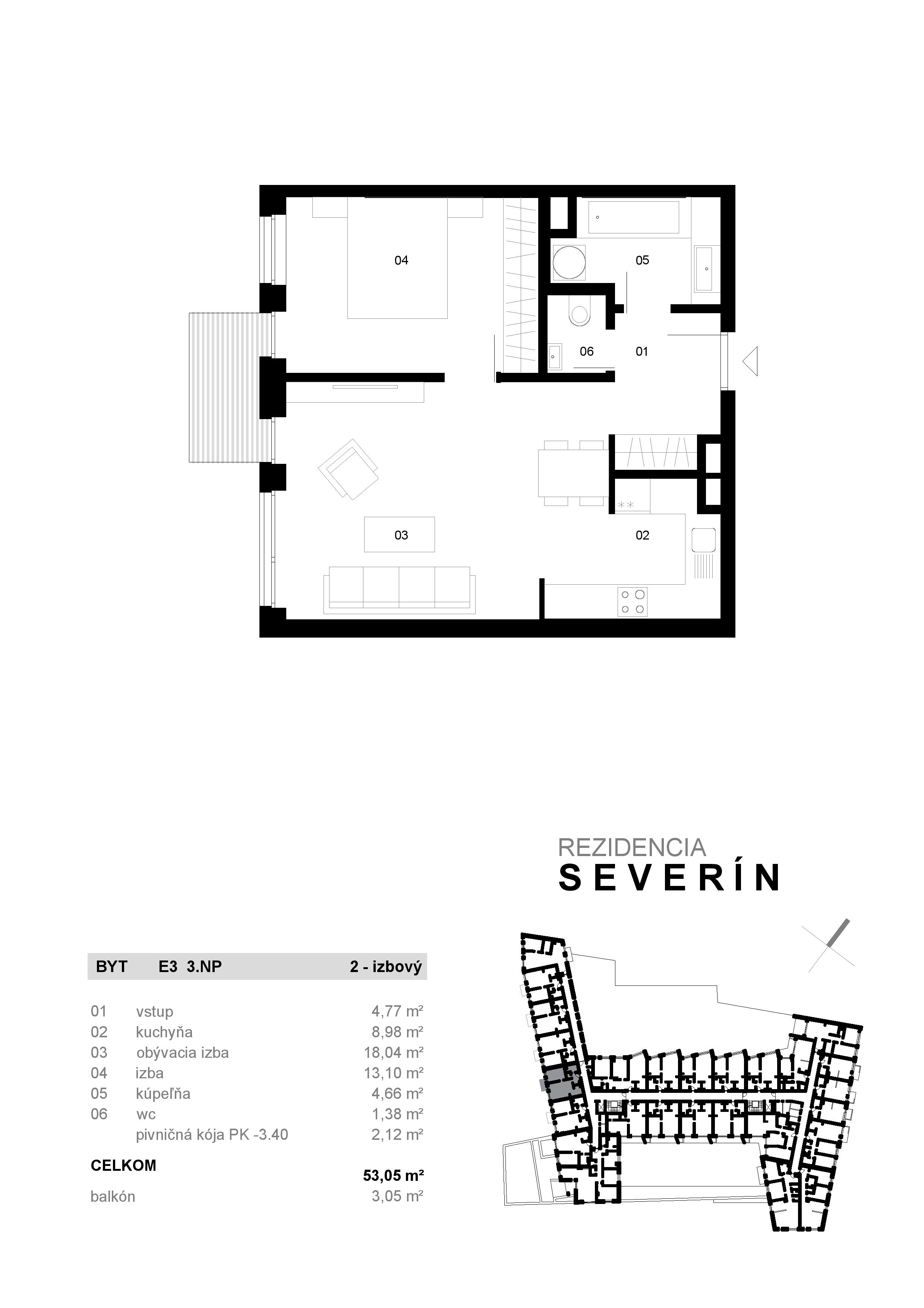 Severin Residence - E3 - Pôdorys