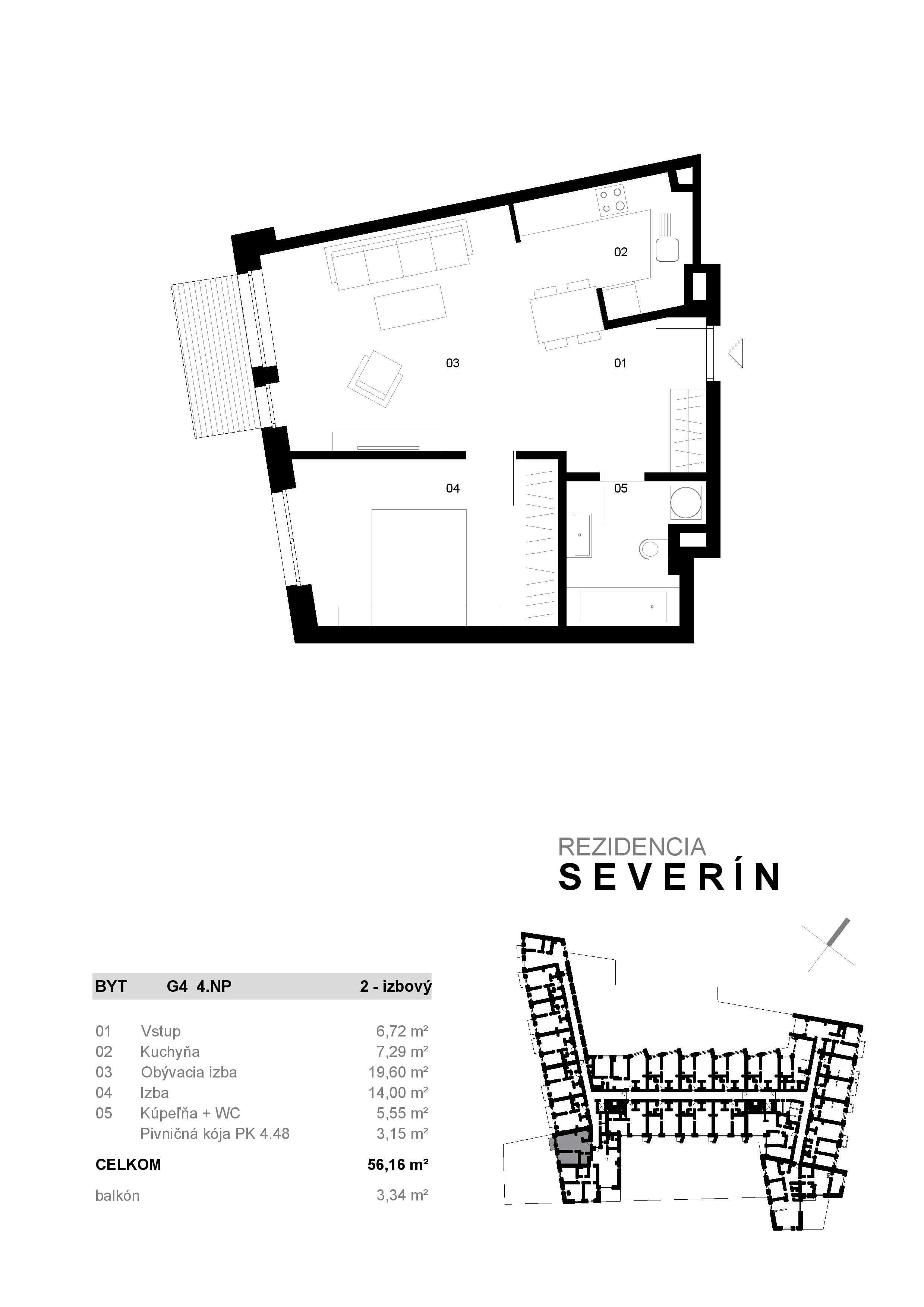 Severin Residence - G4 - Pôdorys