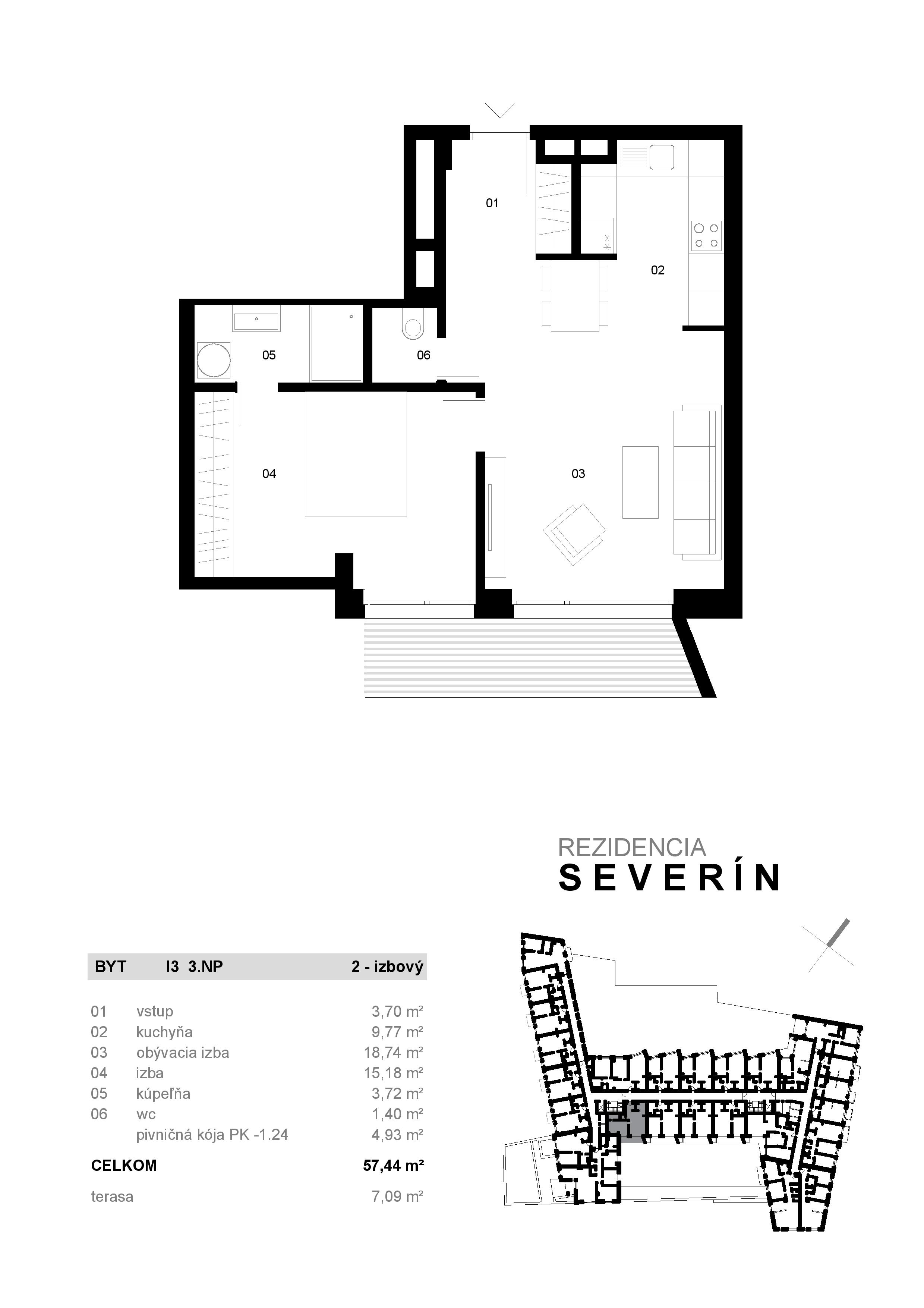 Severin Residence - I3 - Pôdorys