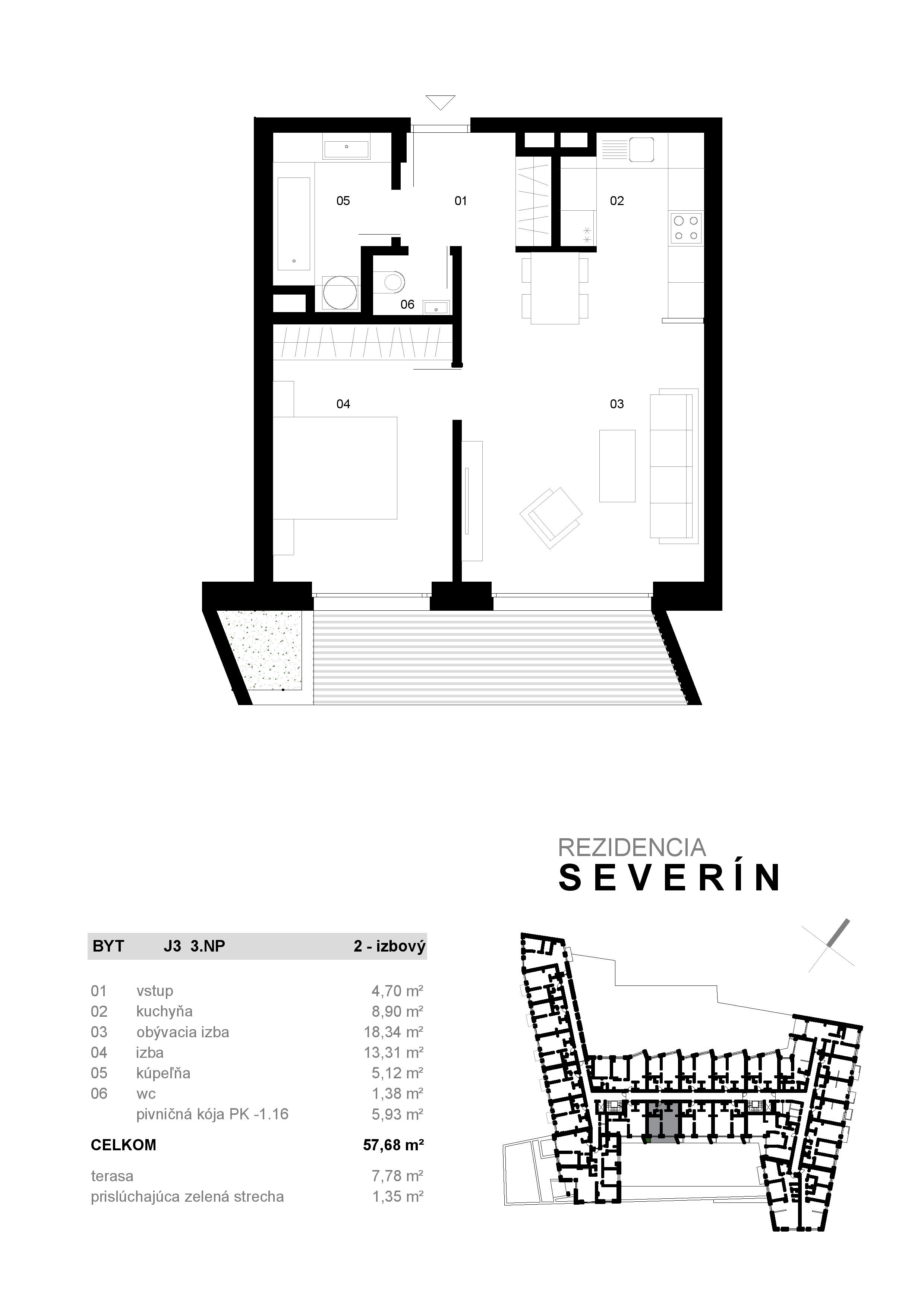 Severin Residence - J3 - Pôdorys