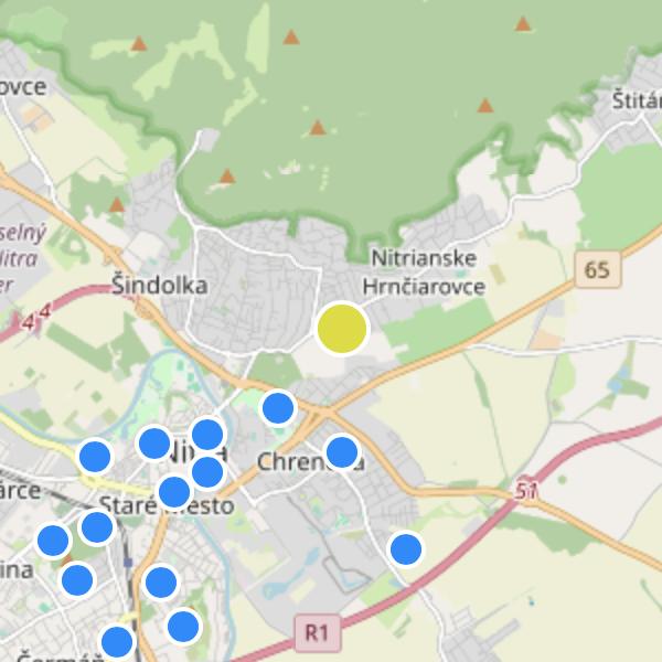 Bytový komplex Dynamik - map