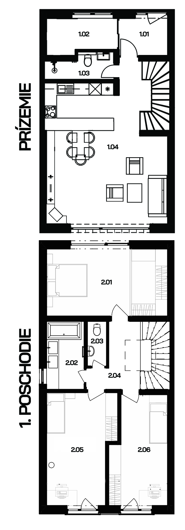 Brokoffova residence - B08 - Pôdorys